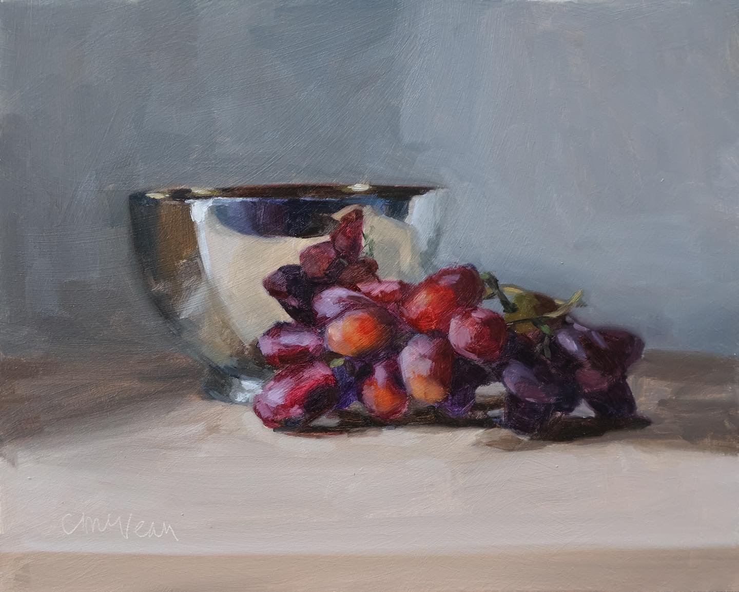 I have just visited @the.art.buyer to drop off this painting. Helen has created the most beautiful and welcoming space and filled it with some fantastic art. I absolutely recommend a visit in person if you can get there. 

&ldquo;Gold &amp; silver bo