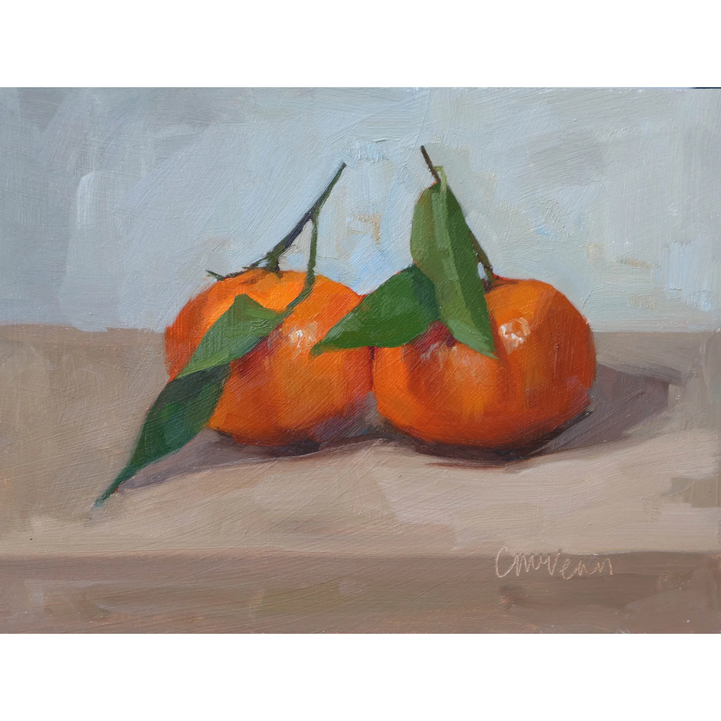 "Two winter clementines" by Catherine McVean