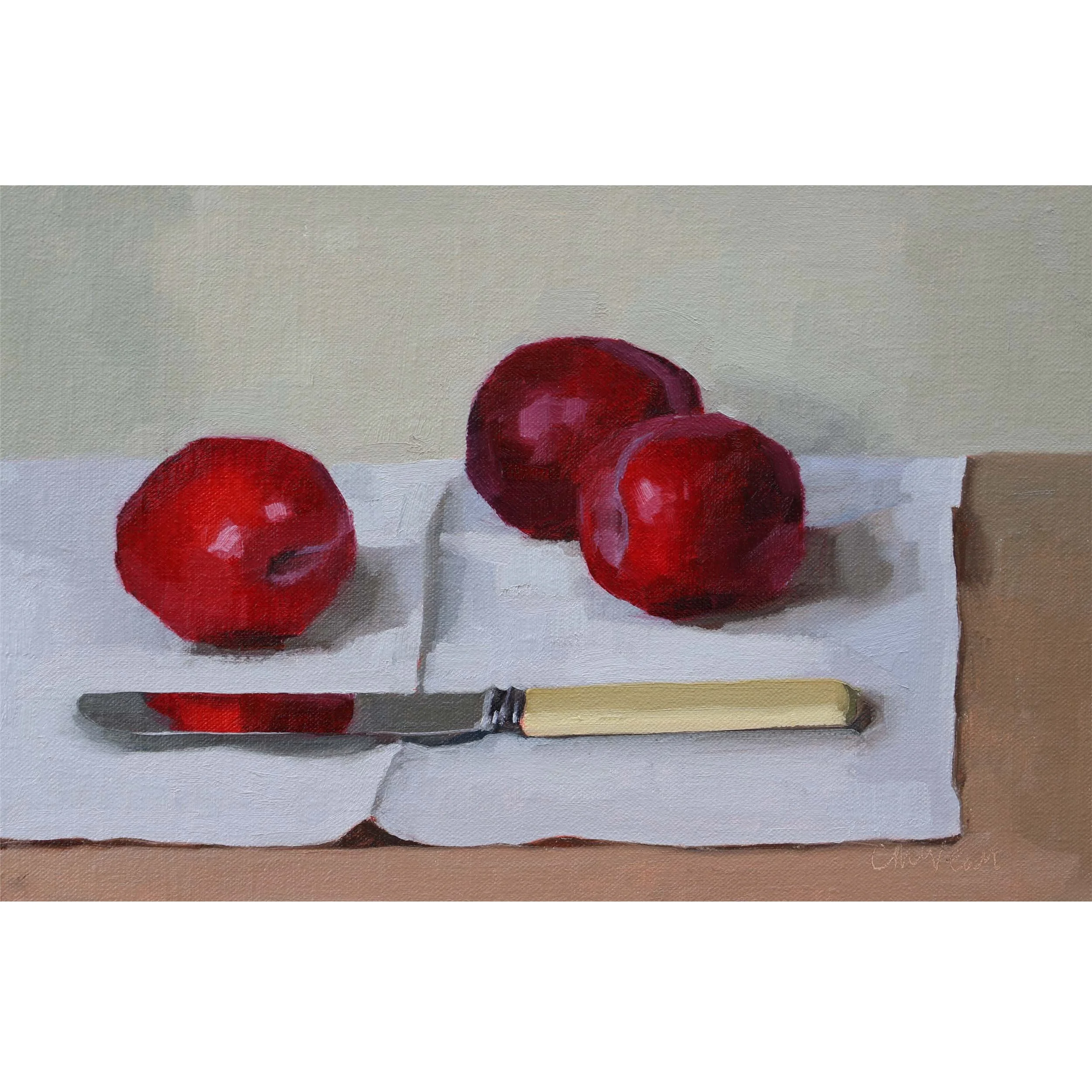 Market plums & knife | 2025