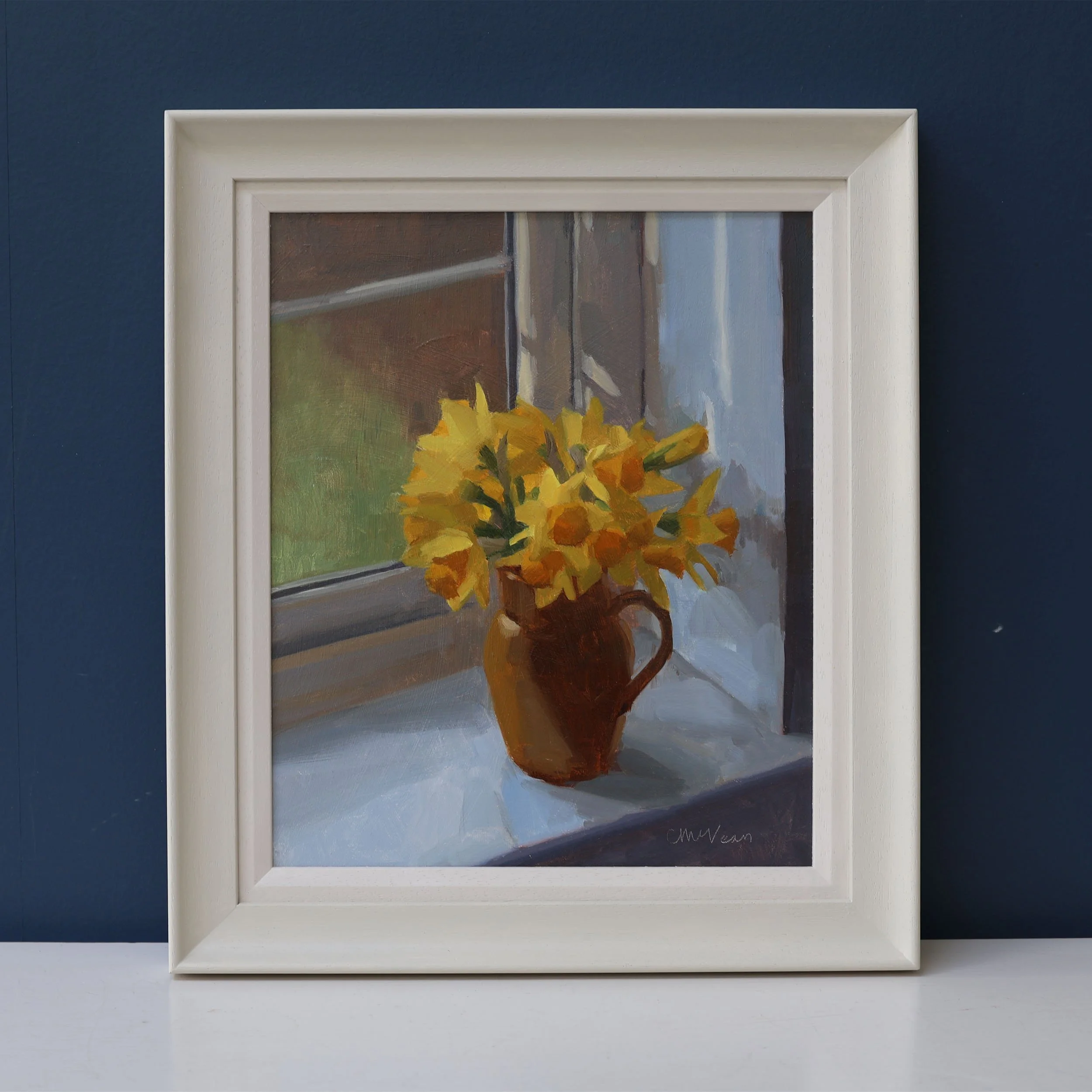 "Windowsill daffodils" by Catherine McVean