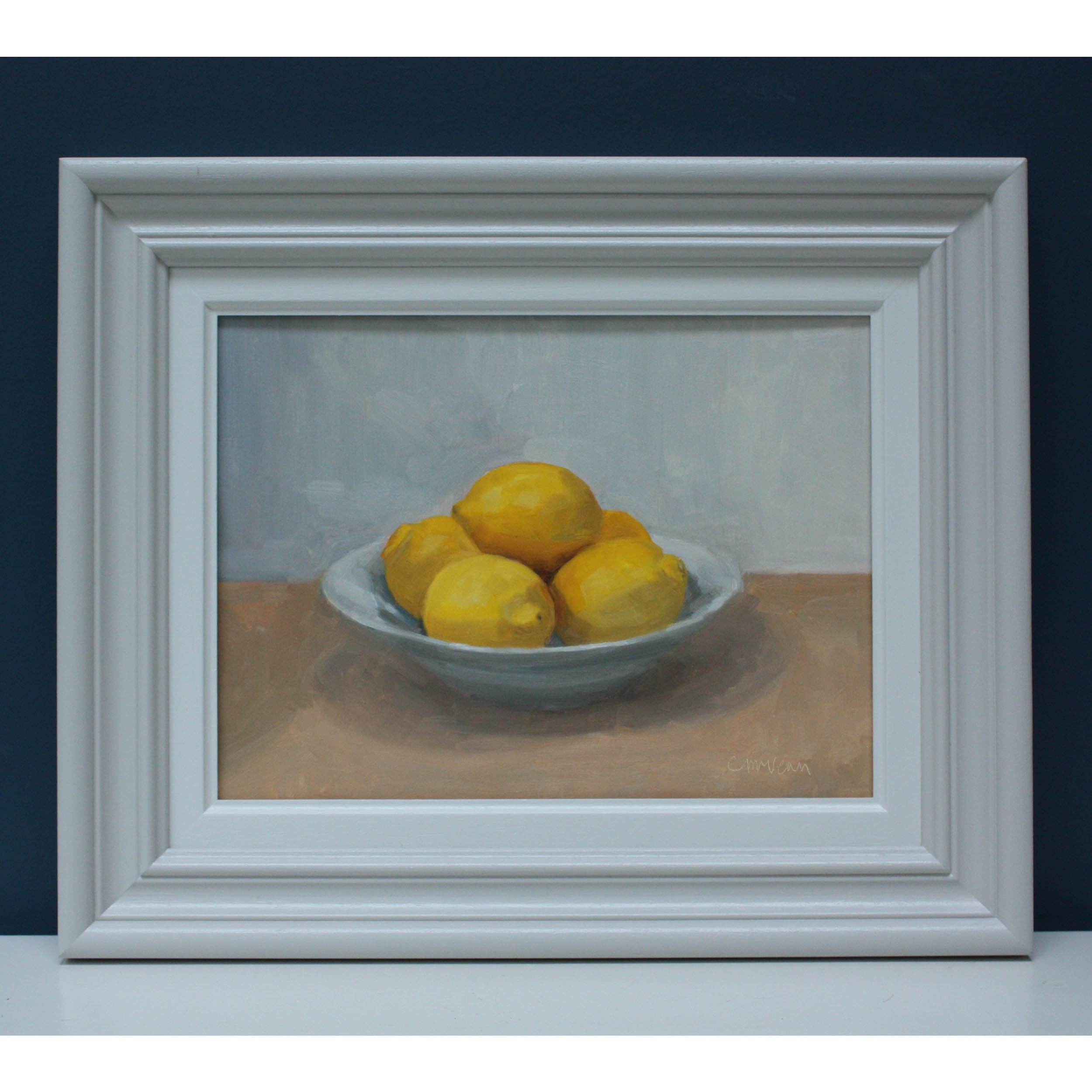 "Lemons in a white bowl" by Catherine McVean