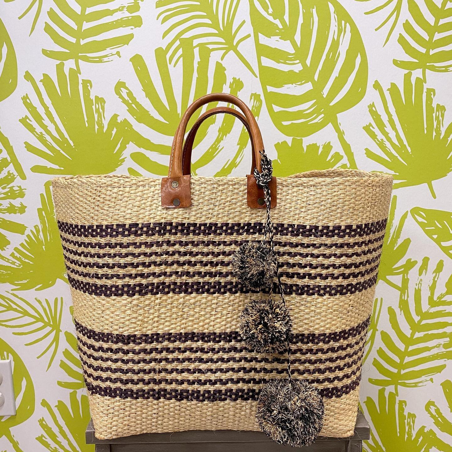 #martial Wicker Pom Pom Tote from Tuckernuck Retails at $155.00 Mint Price: $59.99 (slight stain on back)

Don&rsquo;t forget we ship and offer curbside pickup! ♻️ Call 📞 703-836-6468 to buy today! ✅ Authenticity is guaranteed with a money back prom