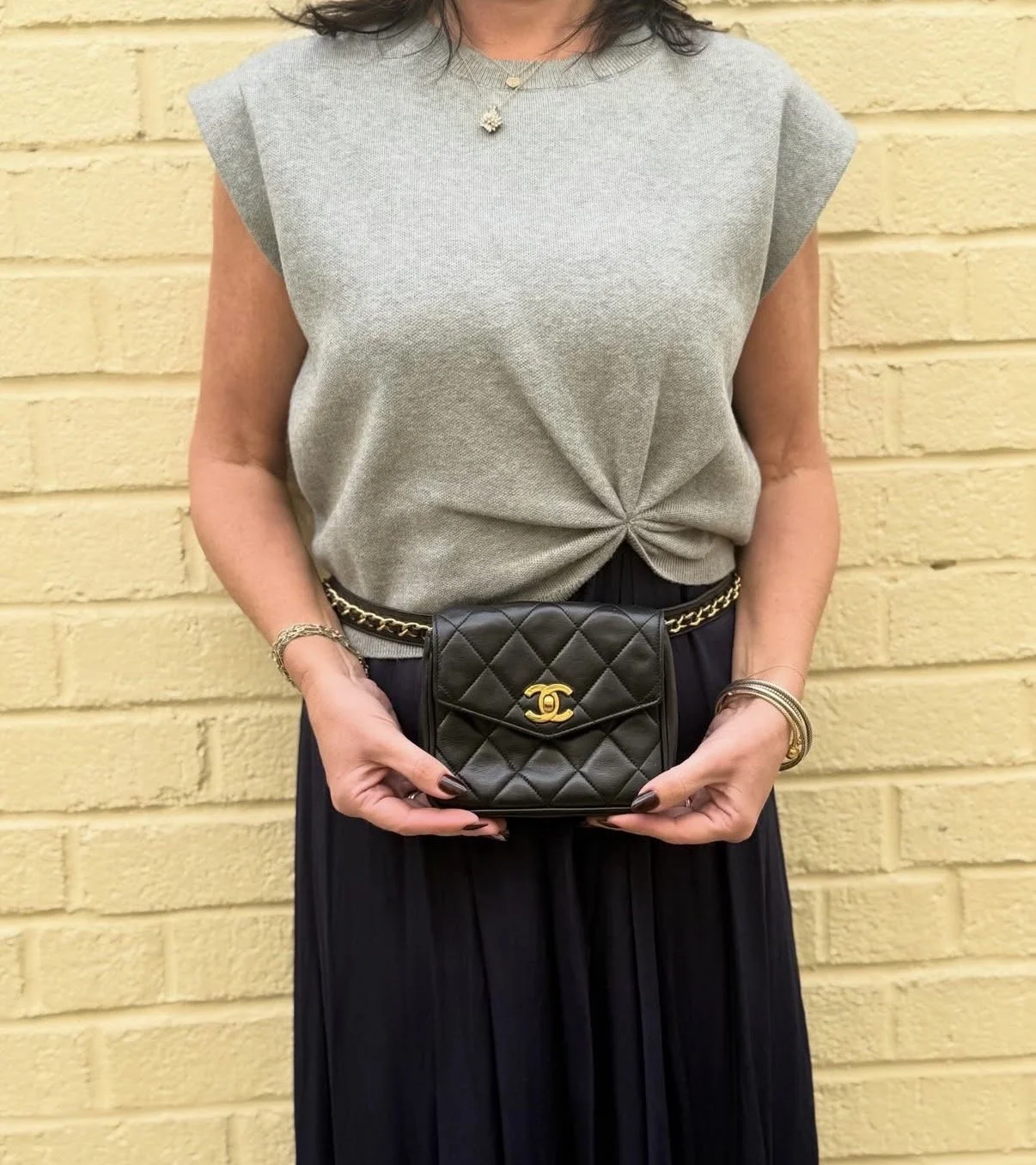 Chanel Black Lambskin