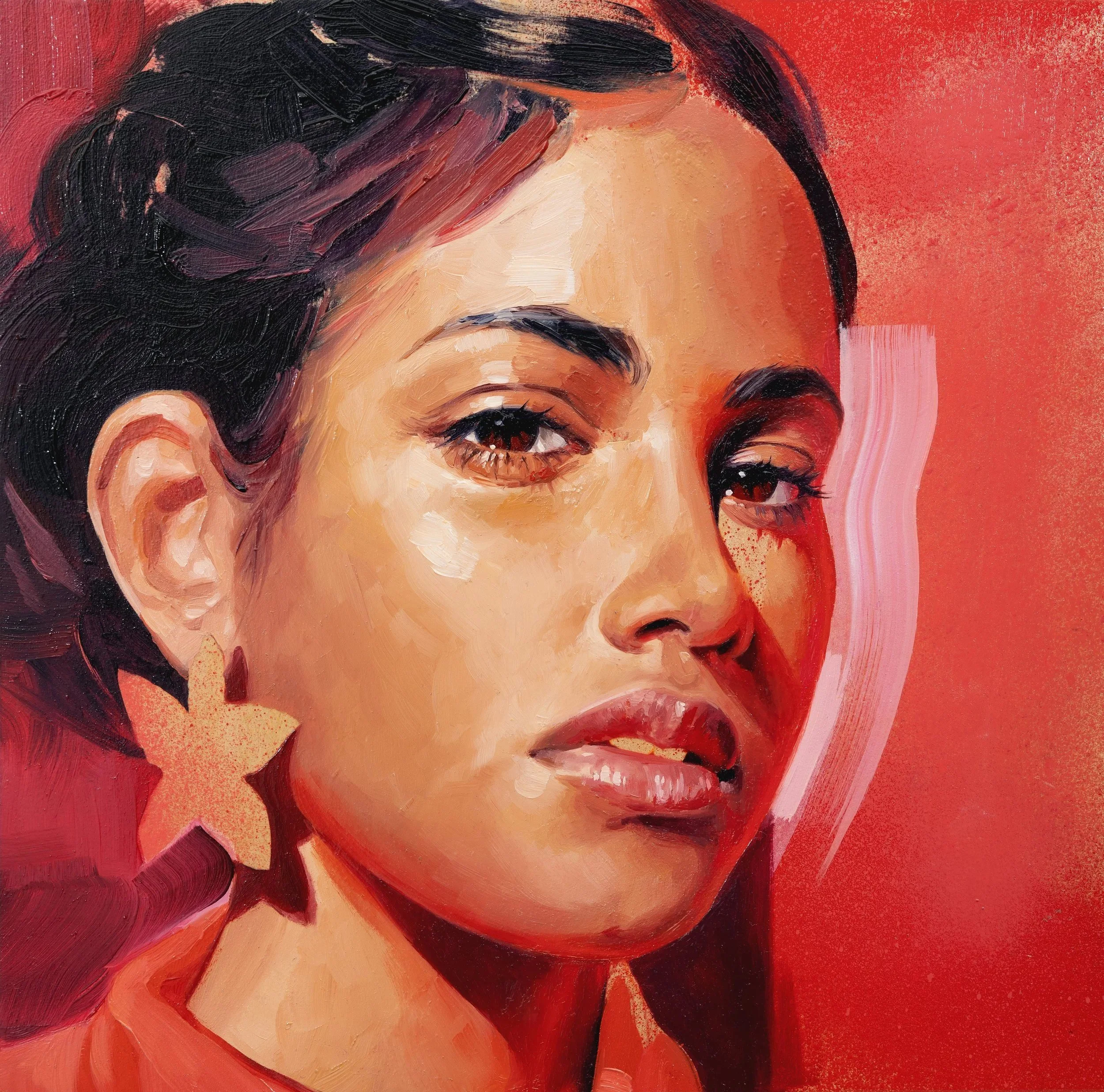 Sarah painting