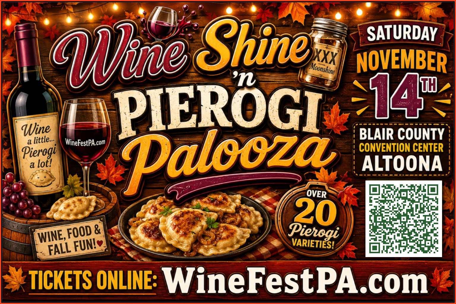 Altoona Wine Shine 'n Pierogie Palooza