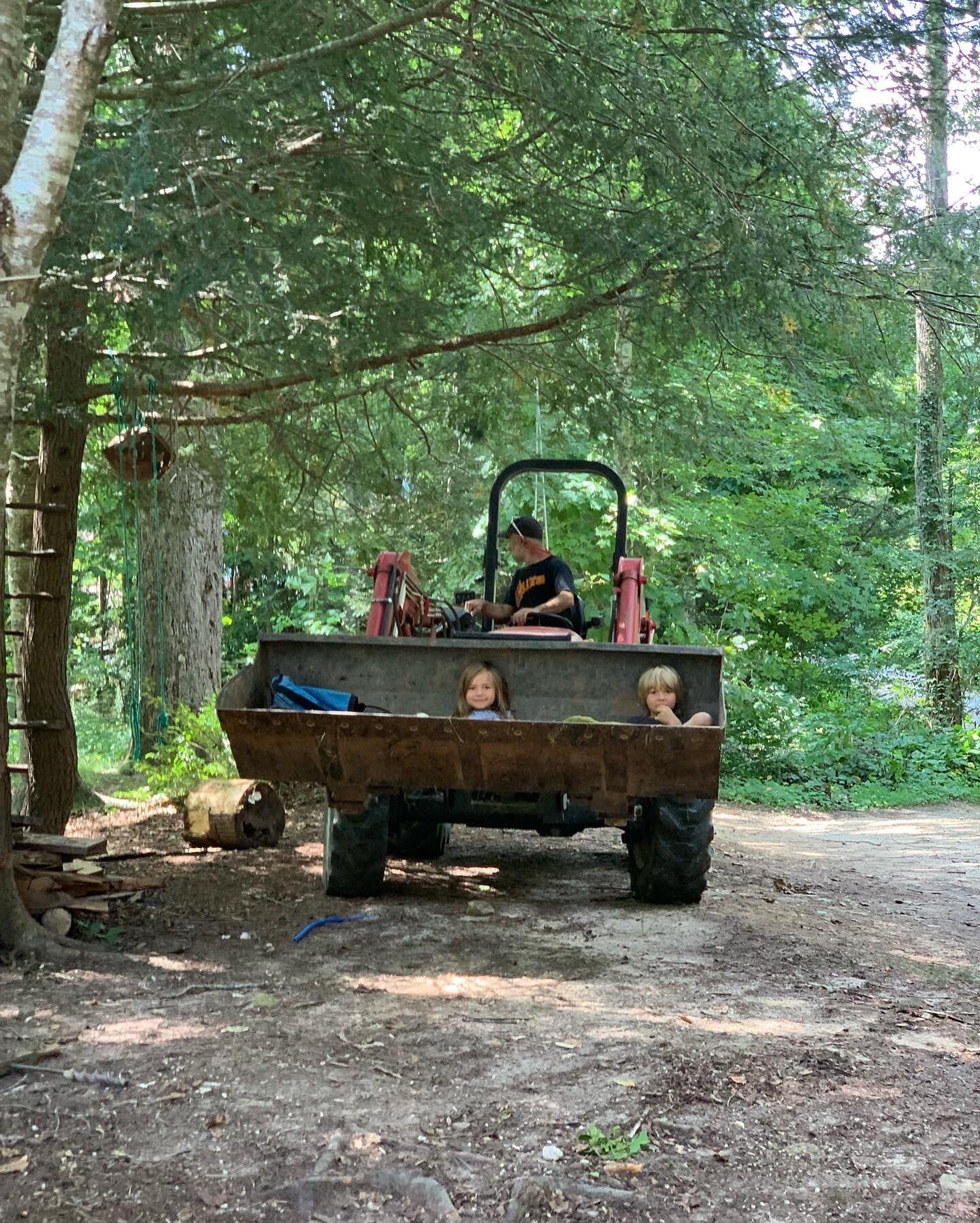 Lots of progress made on our home site this weekend.

I was listening to the steady hum of the chainsaw most of the day and I must say there is nothing sexier than my beloved working hard to build a home for our family 💕

Swipe to see a time lapse o