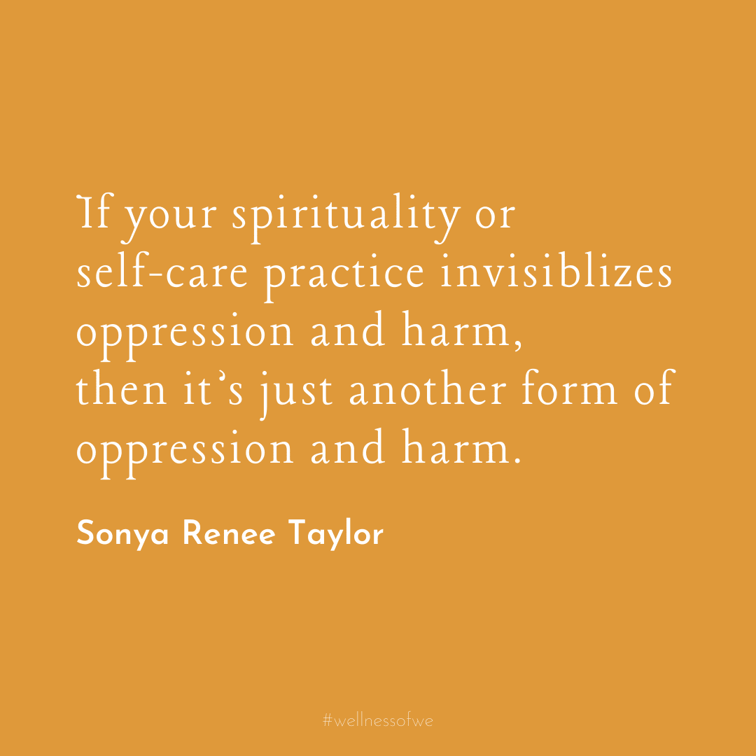 The Wellness of "Me" is Killing Us