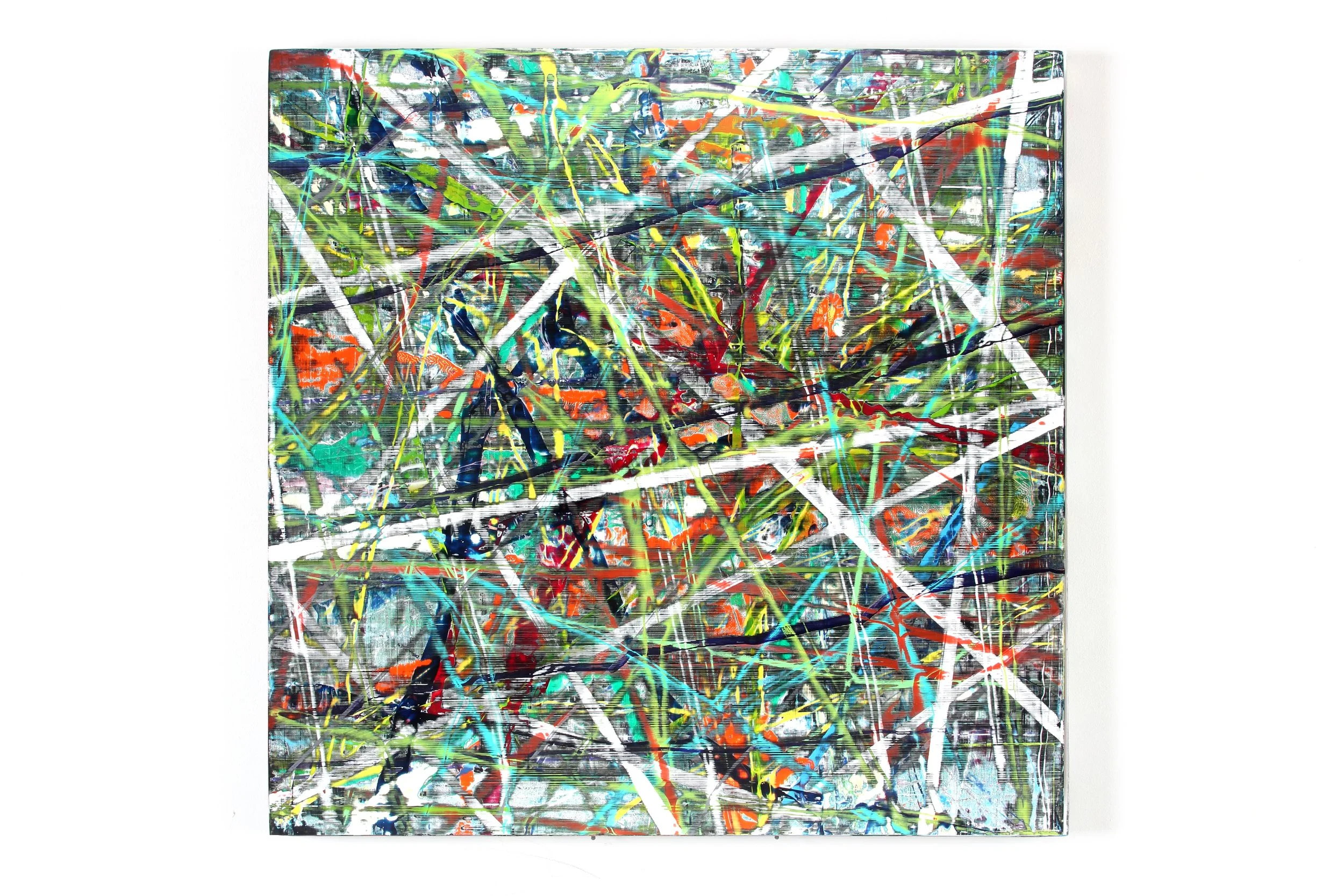 New abstract paintings by Matthew Webber