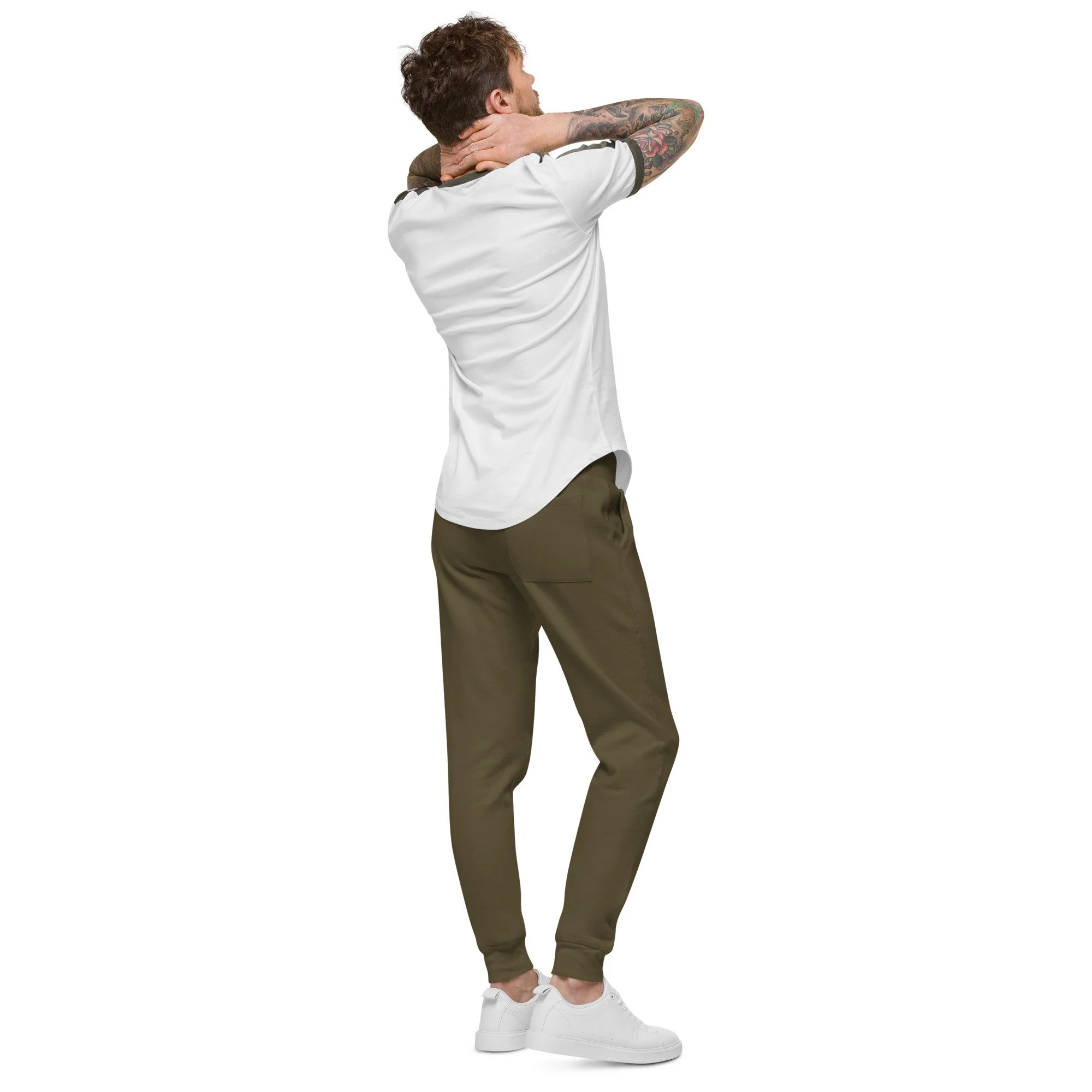 Secret Stash Sweatpants (Classic Colors), Military Green: back view