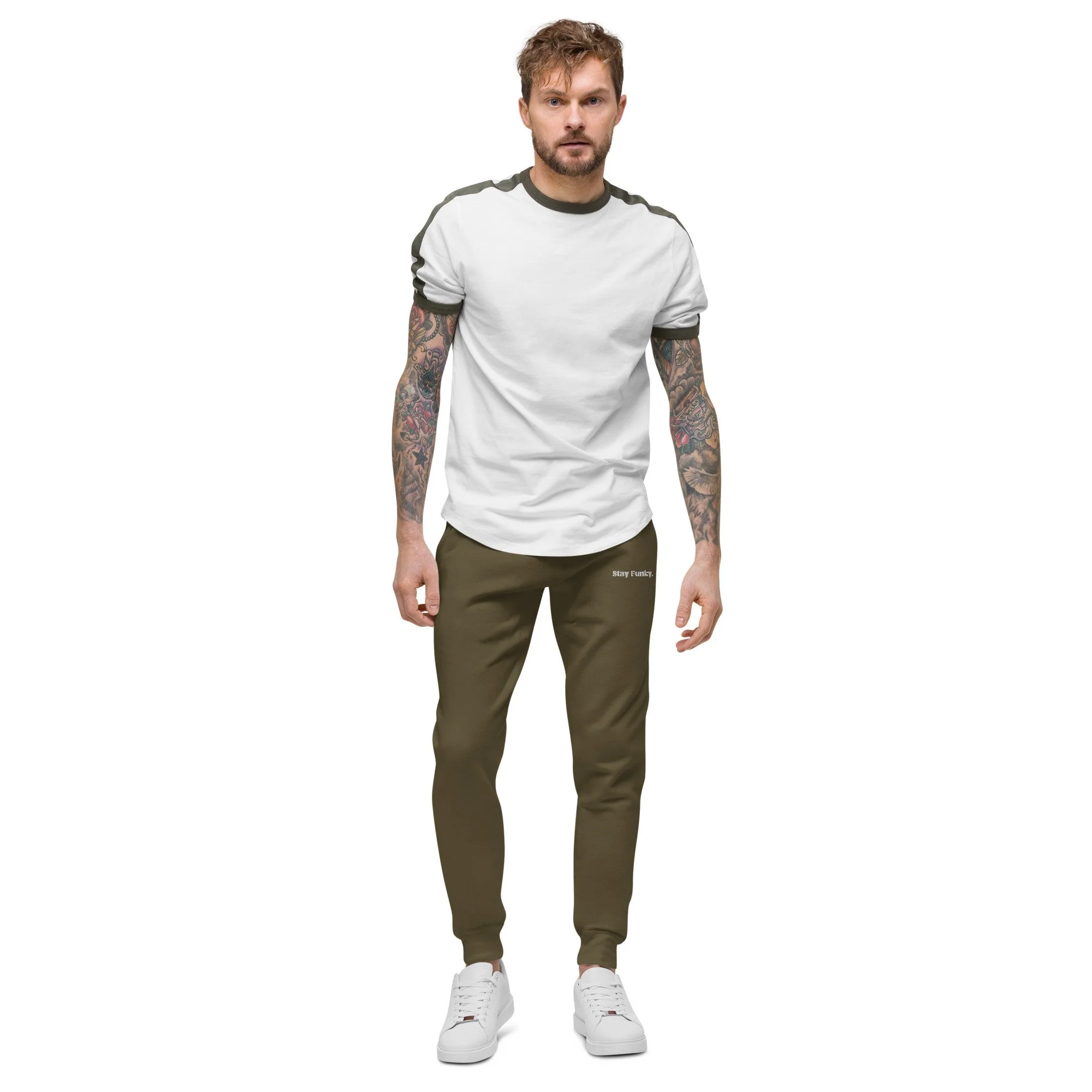 Secret Stash Sweatpants (Classic Colors), Military Green: front view