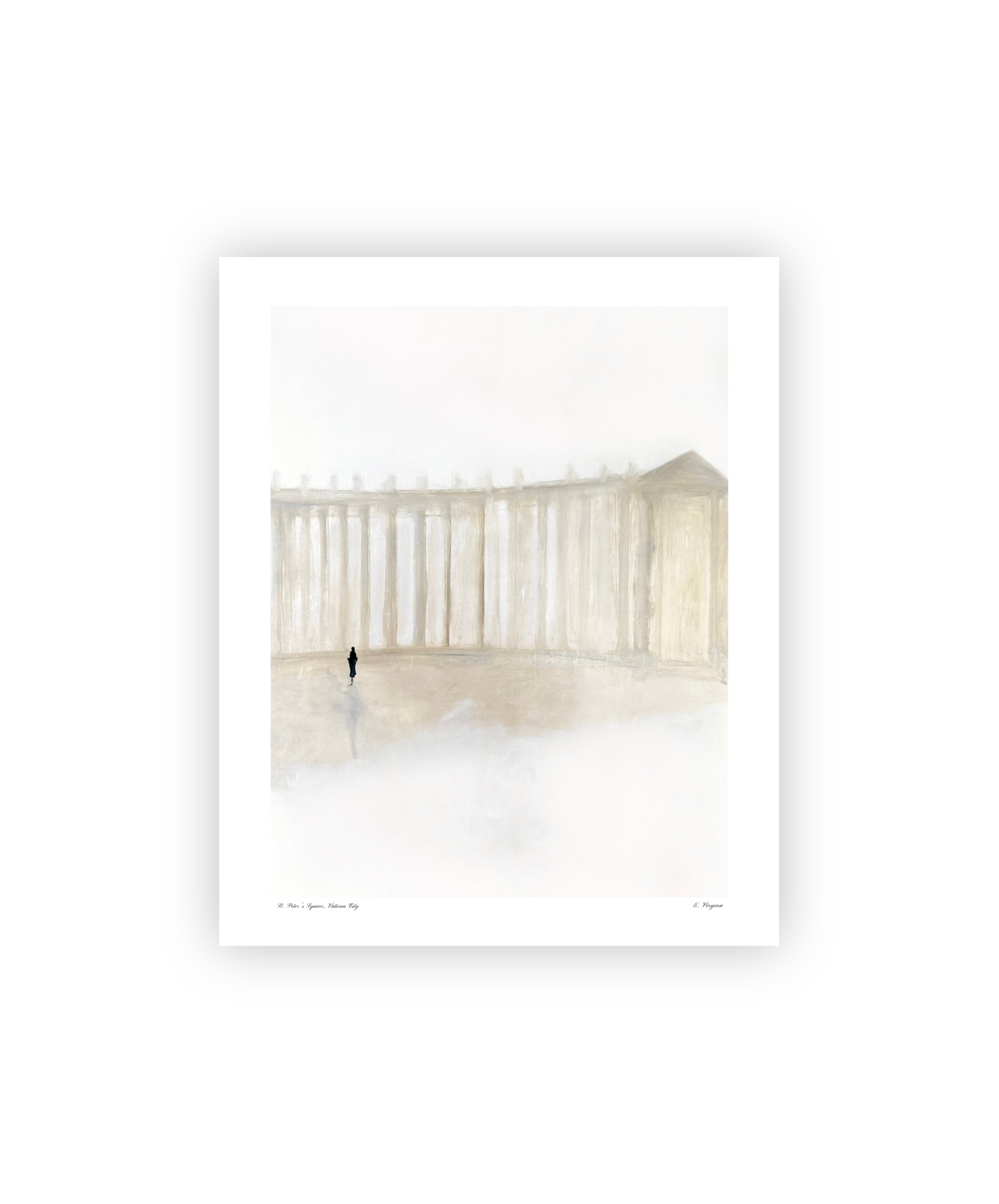 Print of "St. Peter's Square, Vatican City IV"