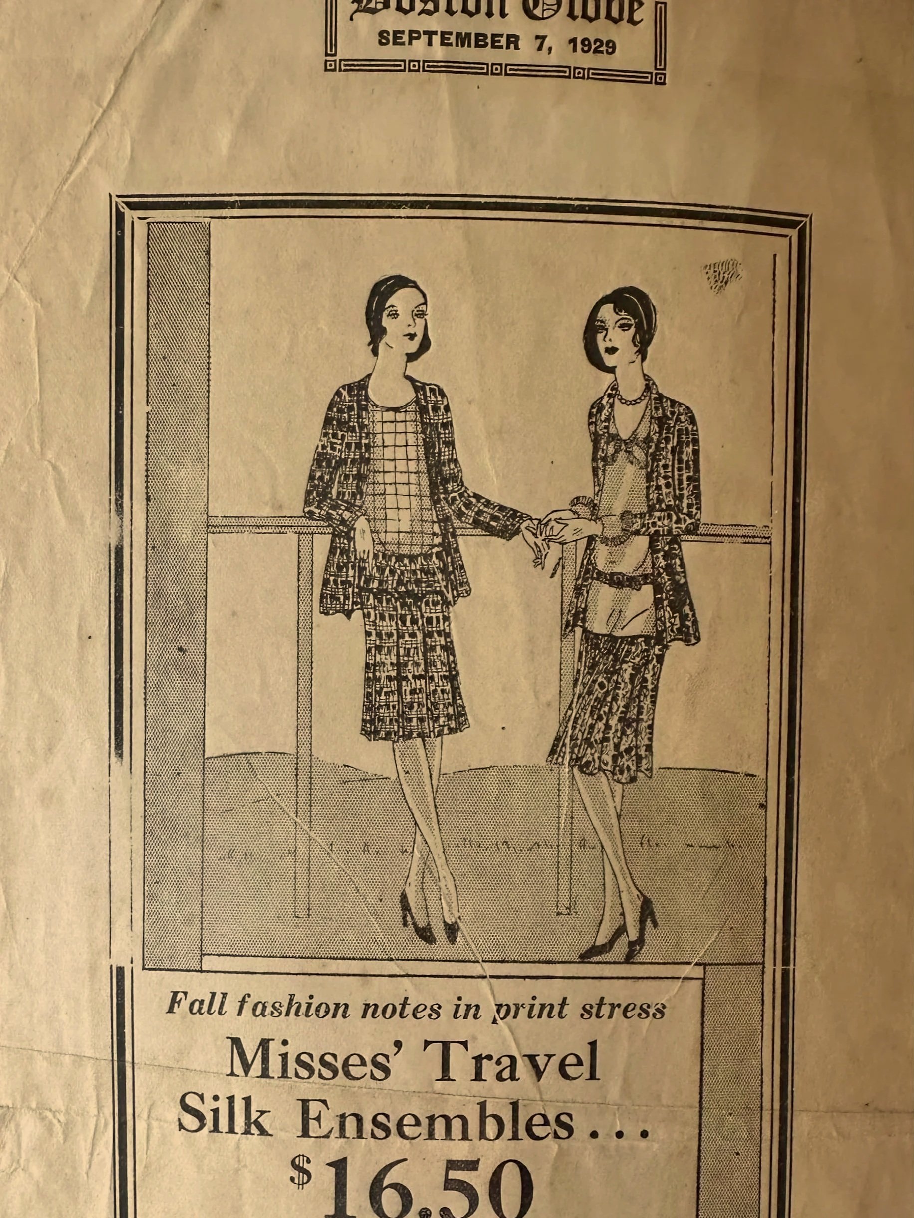 Marion Smith Fashion Illustration Silk Ensemble