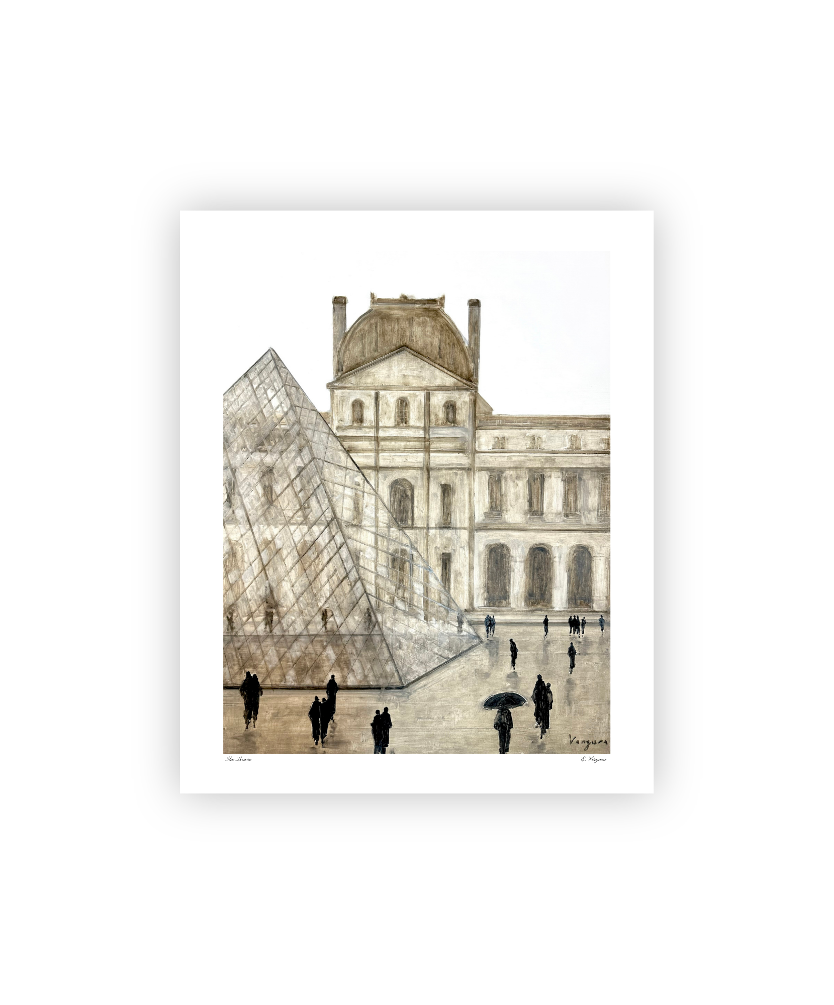 Print of "The Louvre"