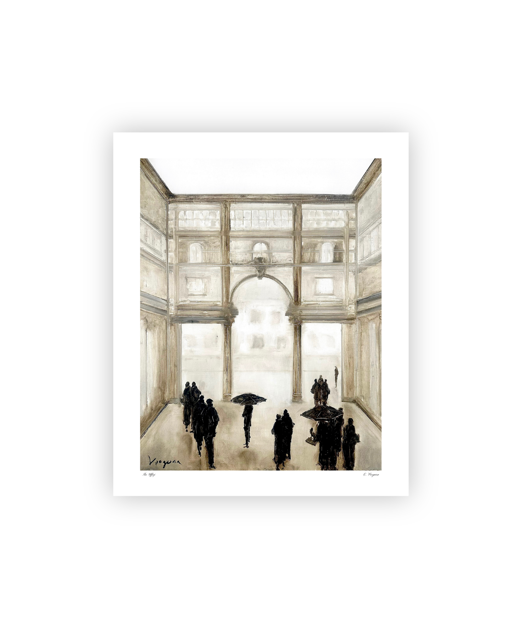 Print of "The Uffizi II"