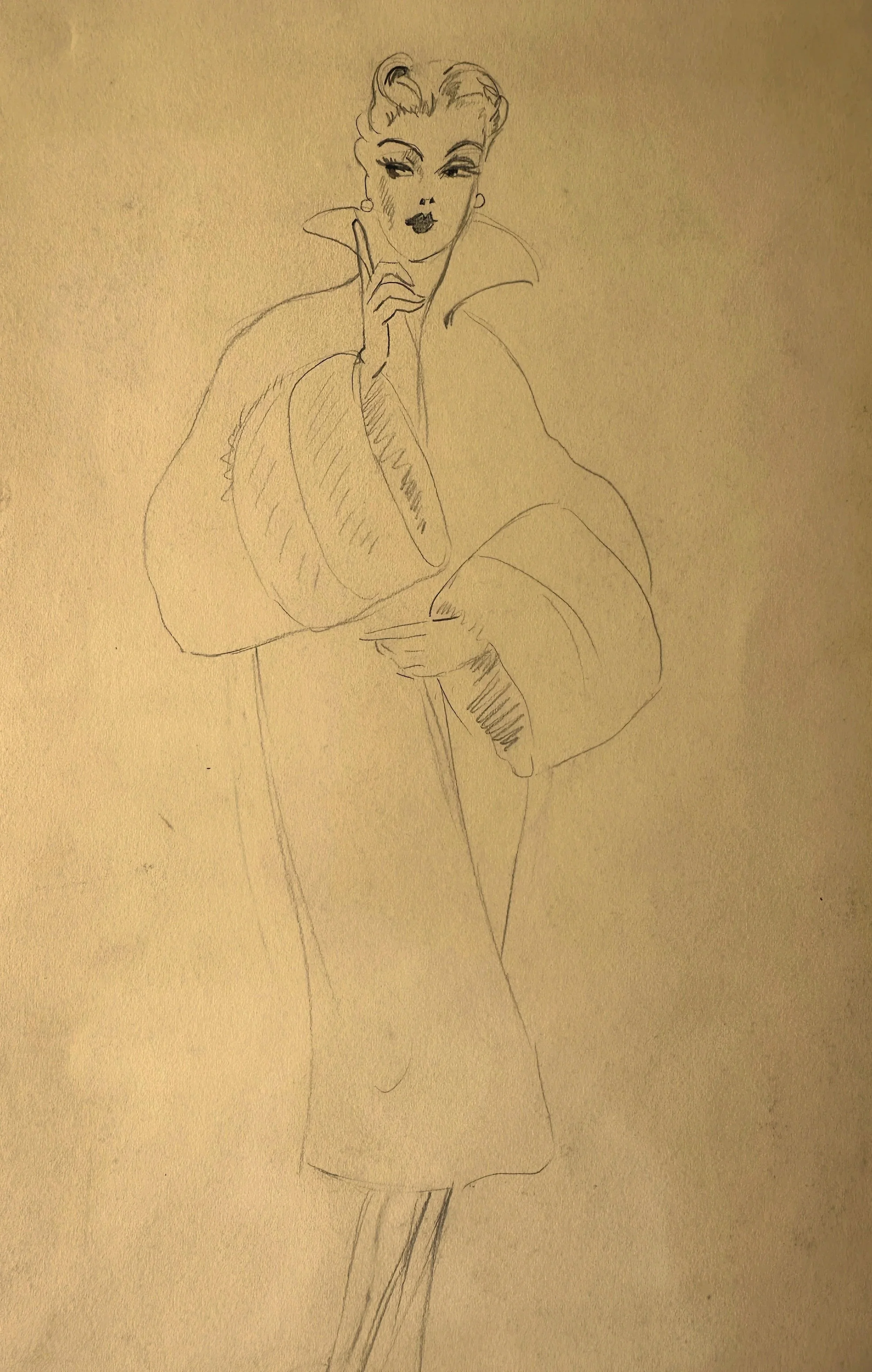 Marion Smith Fashion Illustrator Fancy Lady