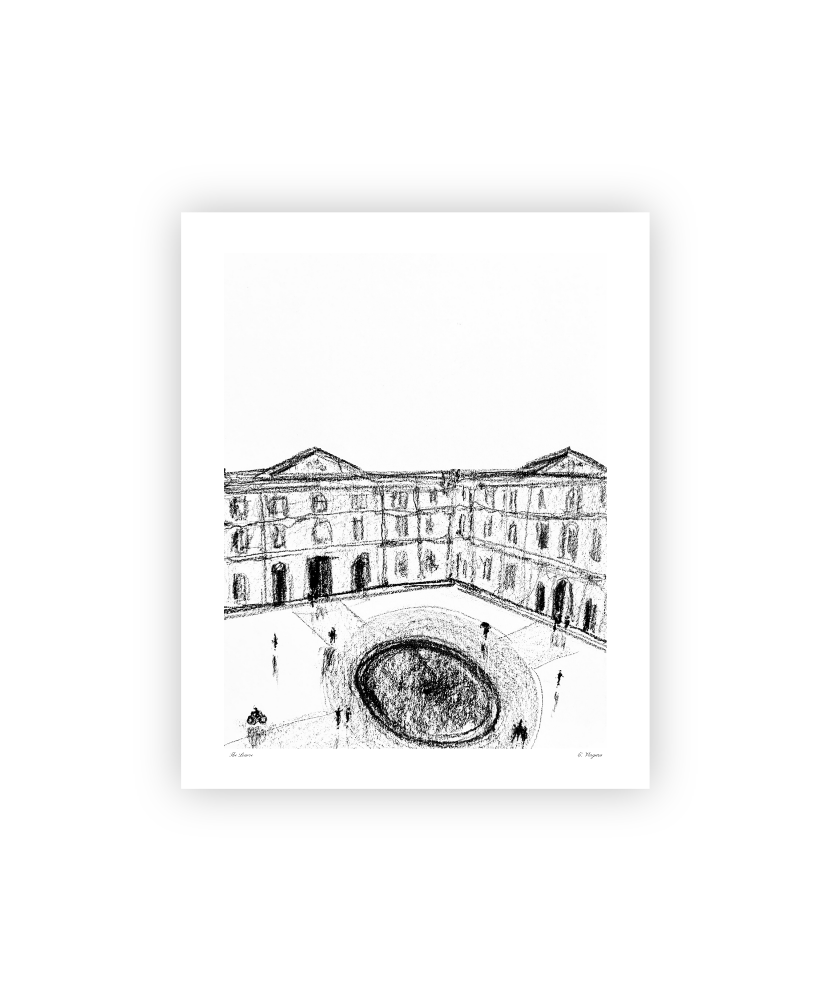 Print of "The Louvre II"