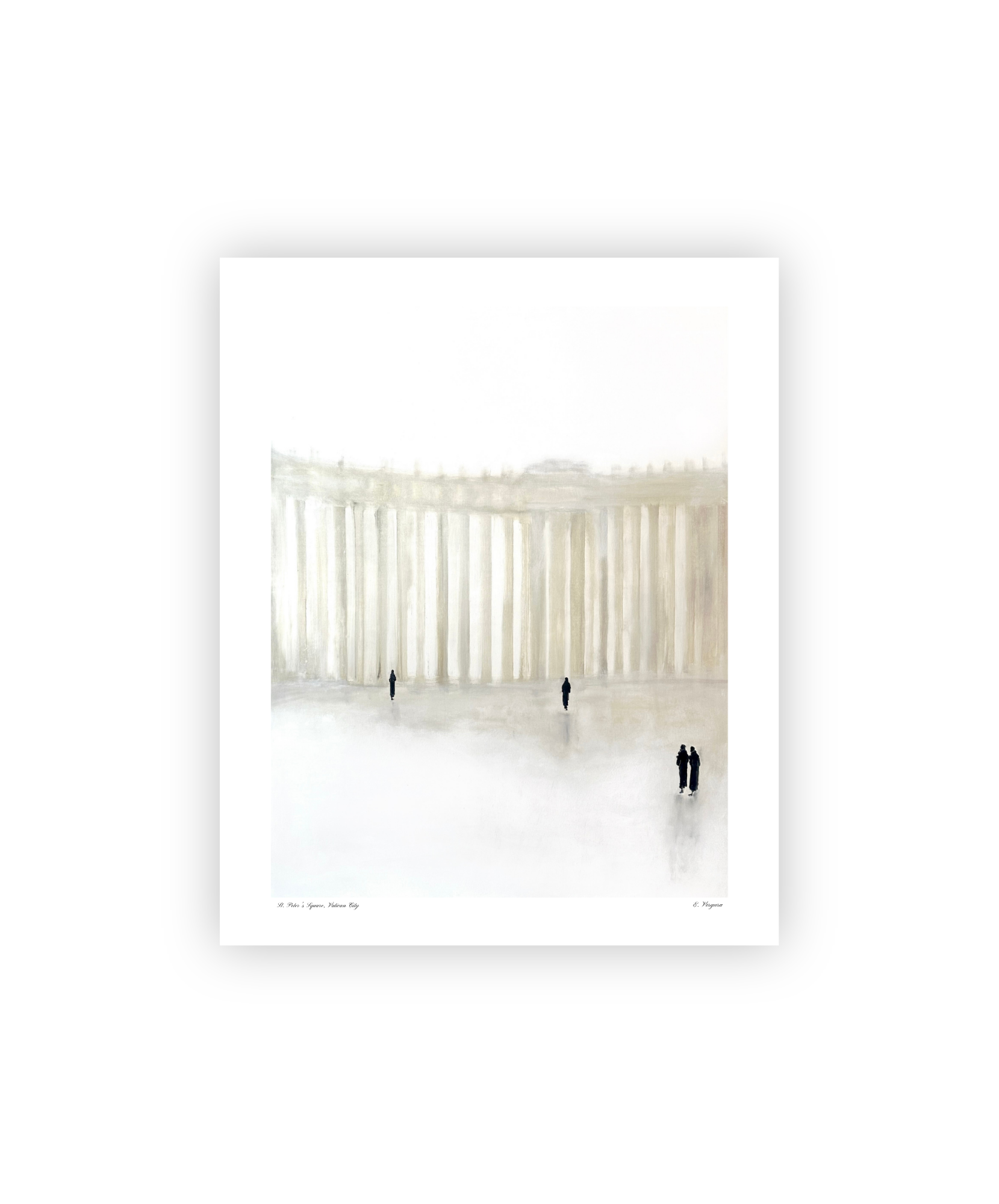 Print of "St. Peter's Square, Vatican City I"