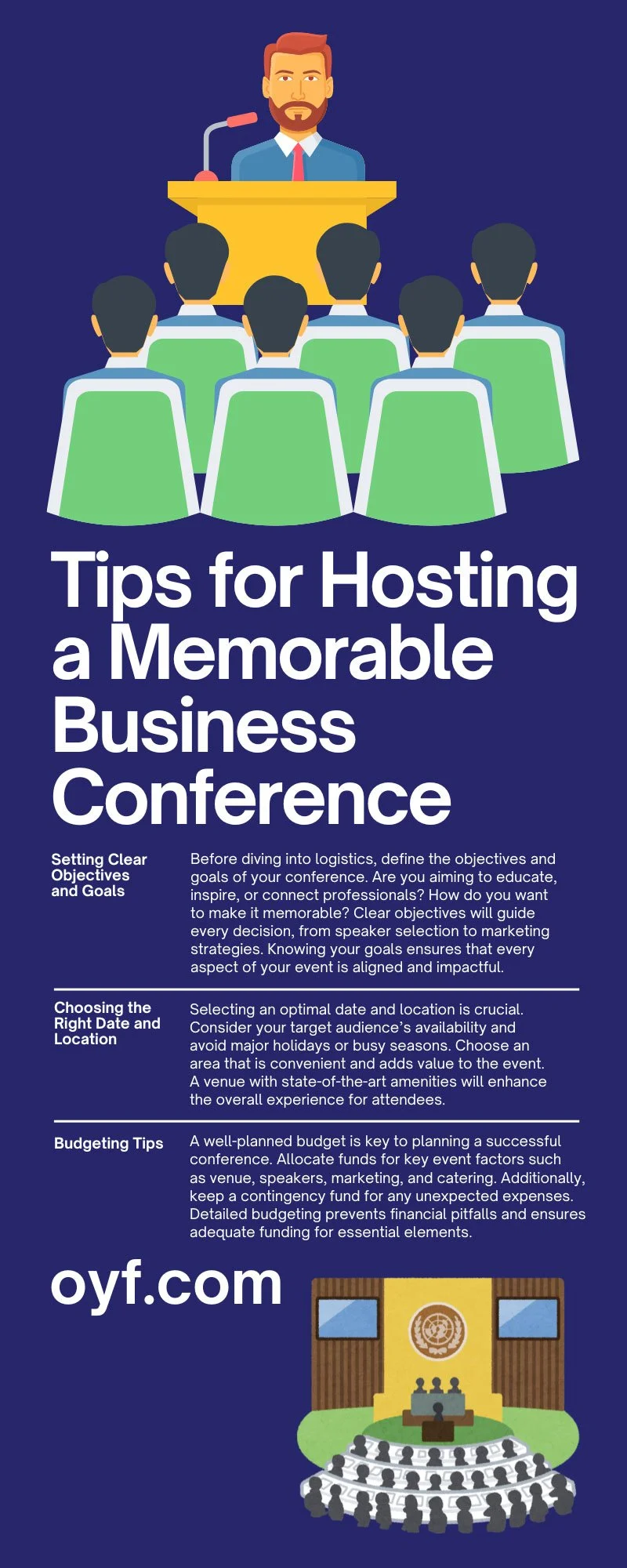 5 Tips for Hosting a Business Conference