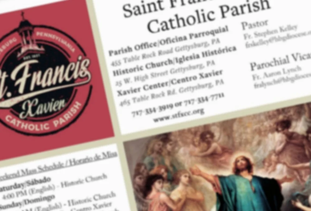 Bulletin — St. Francis Xavier Catholic Parish