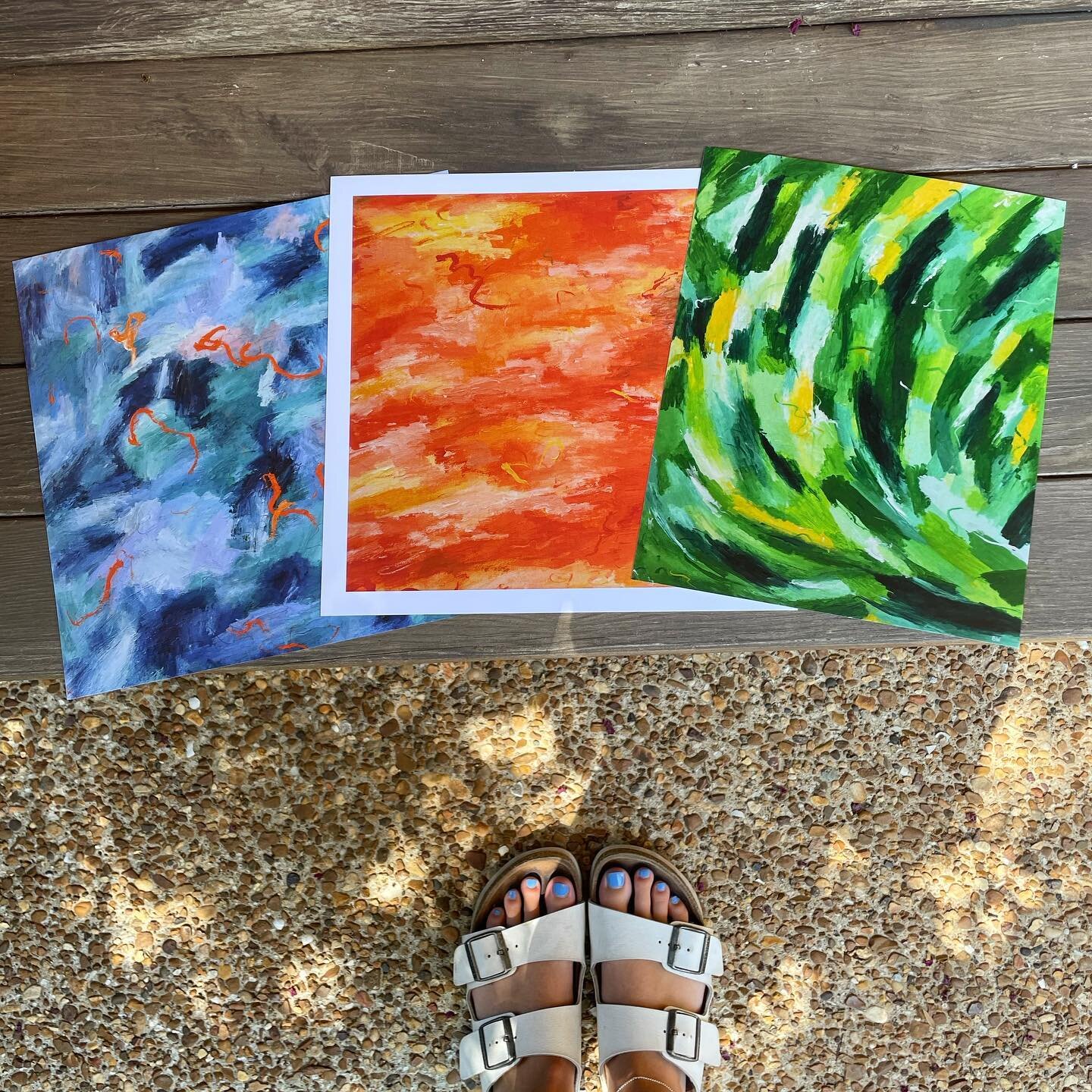 💚LIMITED PRINTS AVAILABLE 

You have all been asking for prints for so long now and I finally had some made at a local print shop here in Franklin, TN.

-Blue and Orange each 10x10
$30 unframed, $50 framed
-Green is 8x10
$25 unframed, $40 framed 

S