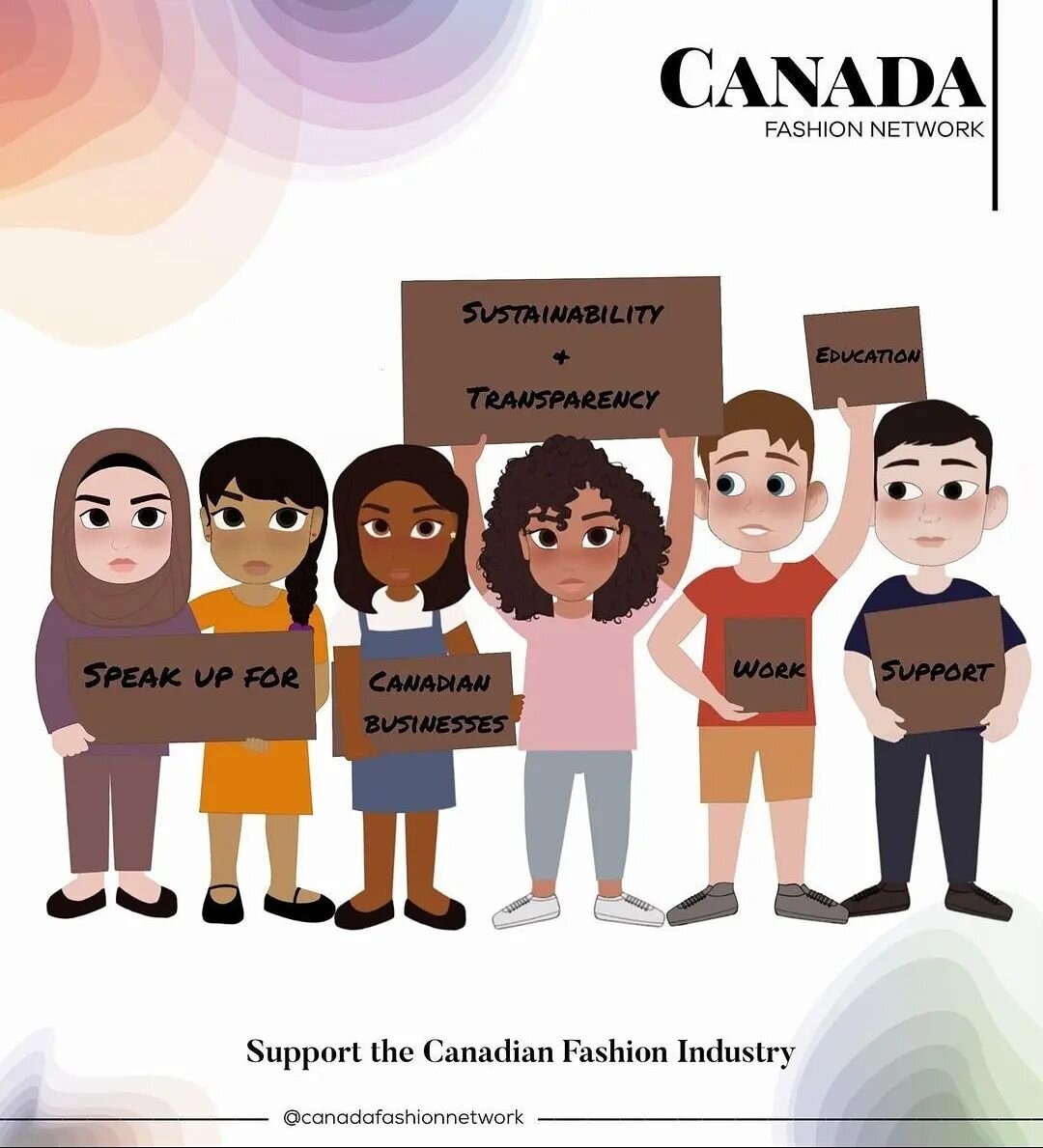 Help us BUILD the Canadian fashion industry! As a community,  we need to STAND UP for what we want in order to have a better future.  TOGETHER, we can show the government we need funding, development, jobs, and better reach to really shine here. It i