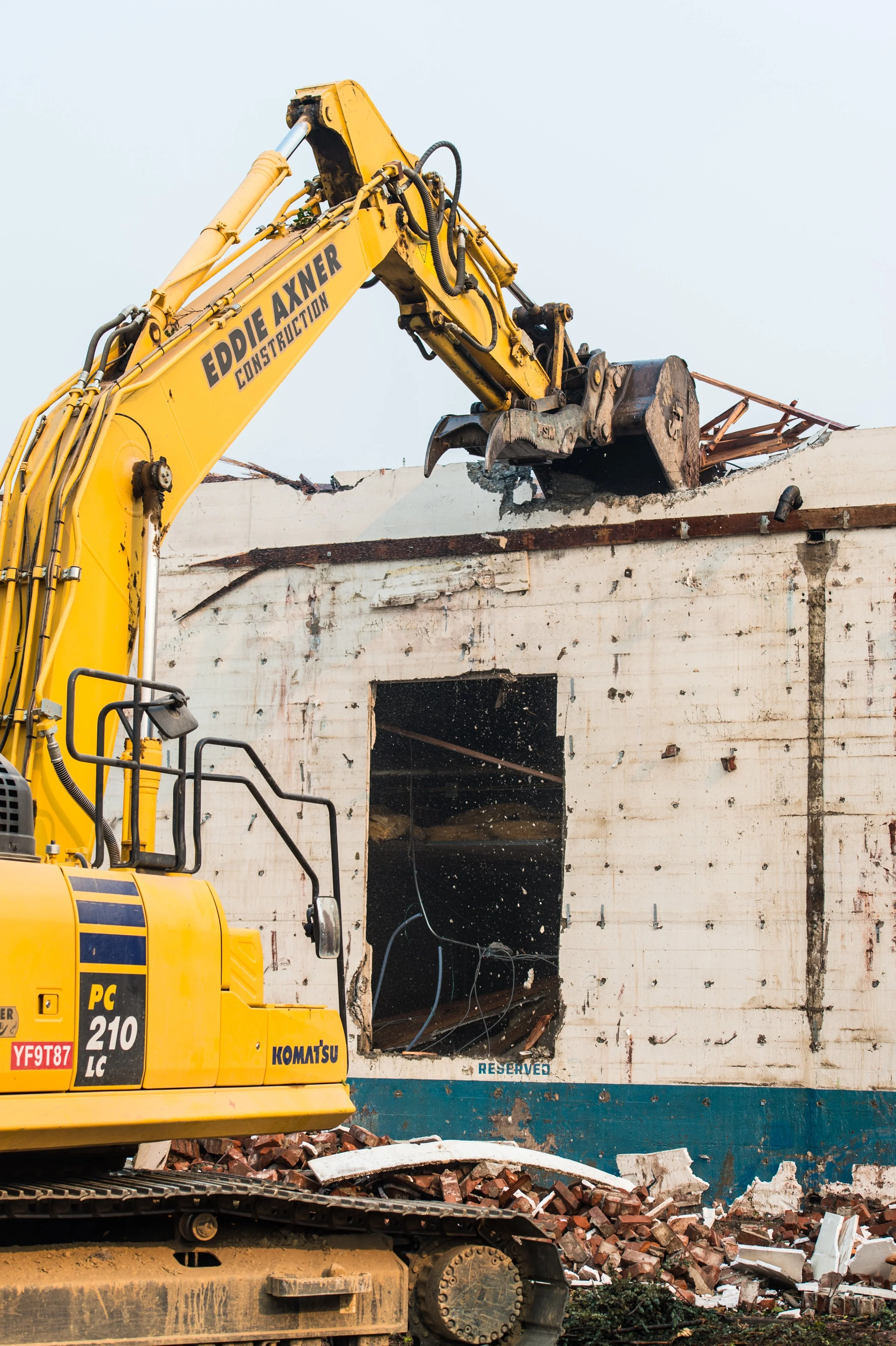 California Street Police Station Demolition