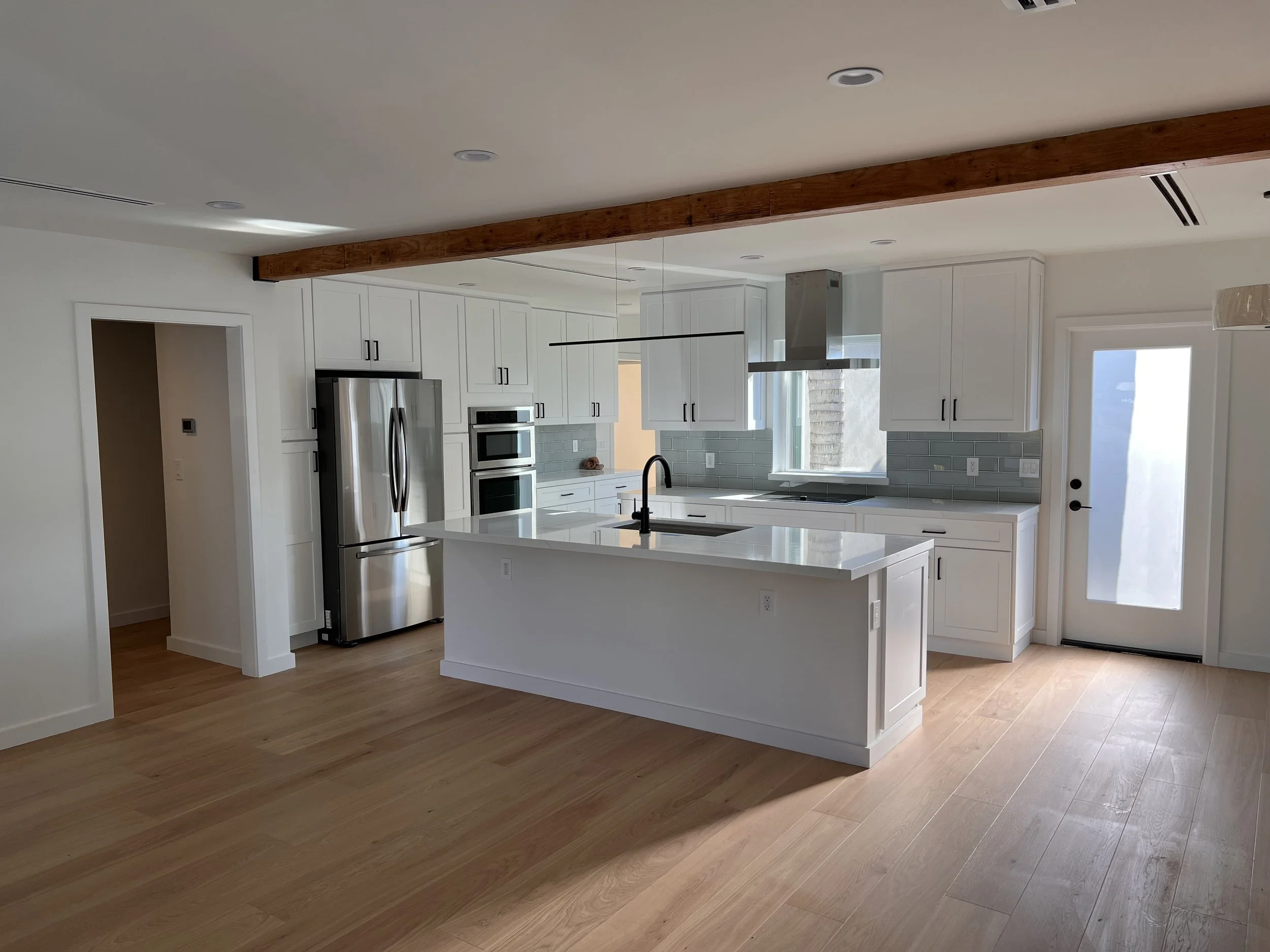 Finished Living and Kitchen