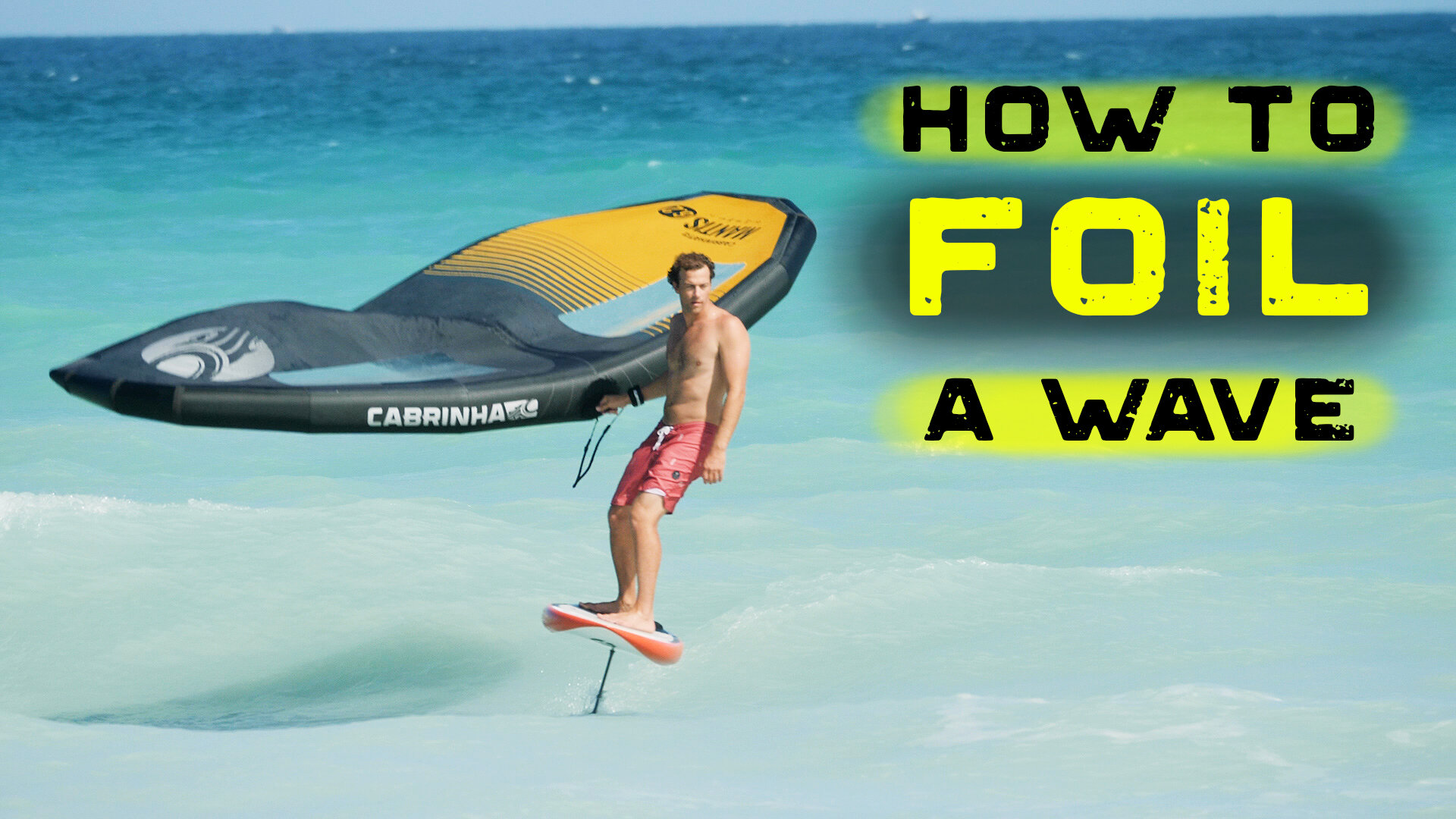 How to foil a wave | WING FOIL