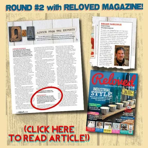 GadgetSponge Serves Up Q&amp;A in Reloved Magazine - Round #2!