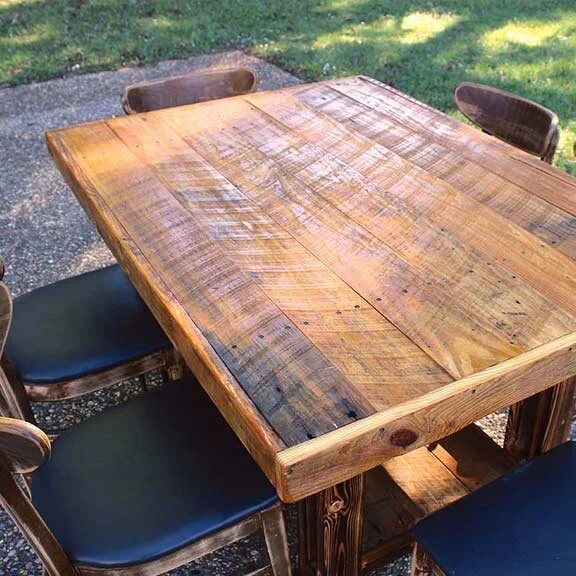 Custom 50-year-old Barnwood Party / Dining Table 