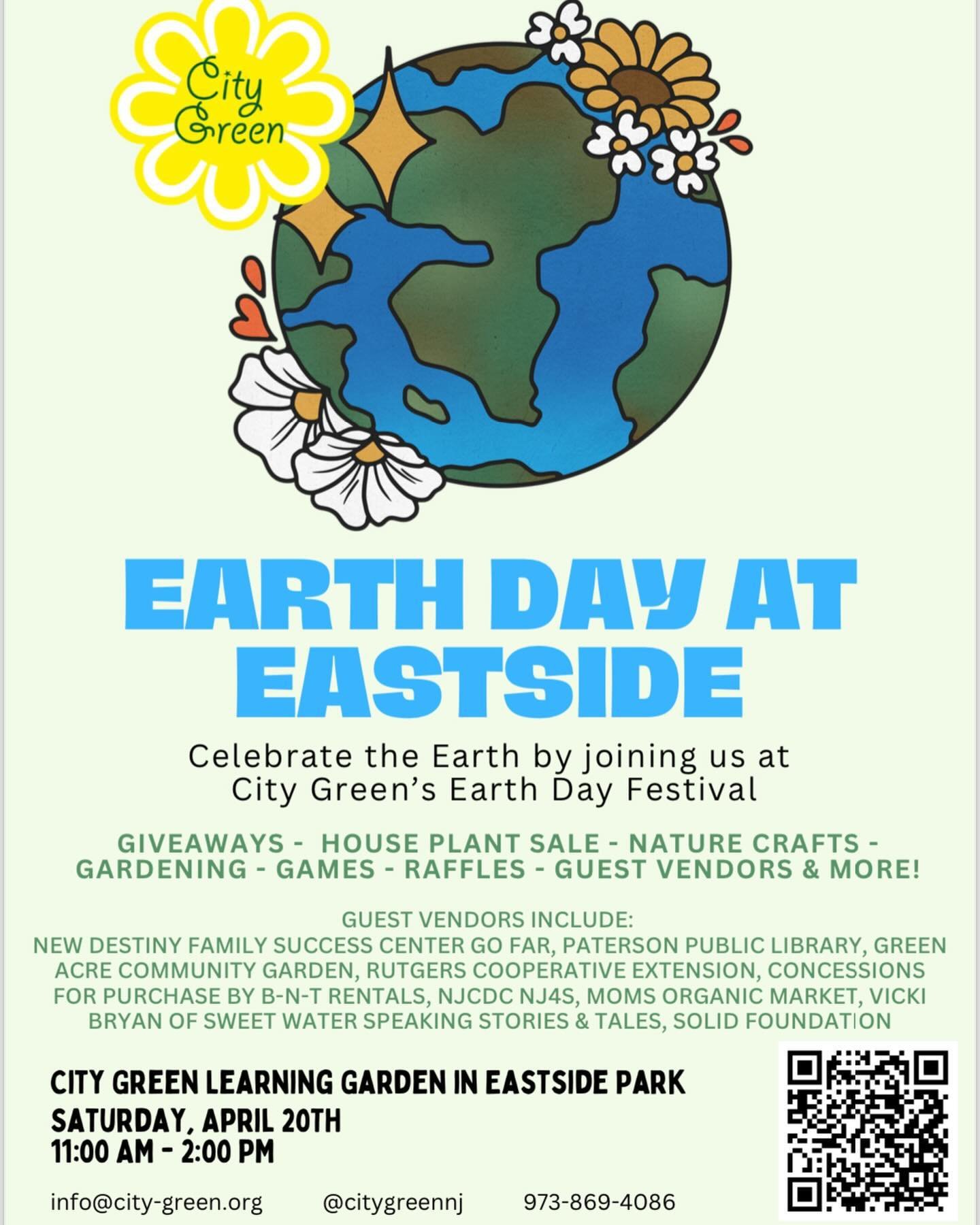 Celebrate Earth Day this weekend with us and @citygreennj at Eastside Park 🌎✨🌱 Free admission and plenty of activities for all ages!

#skate #create #connect #nonprofitorganization #solidnj #paterson #newjersey #citygreen #earthday