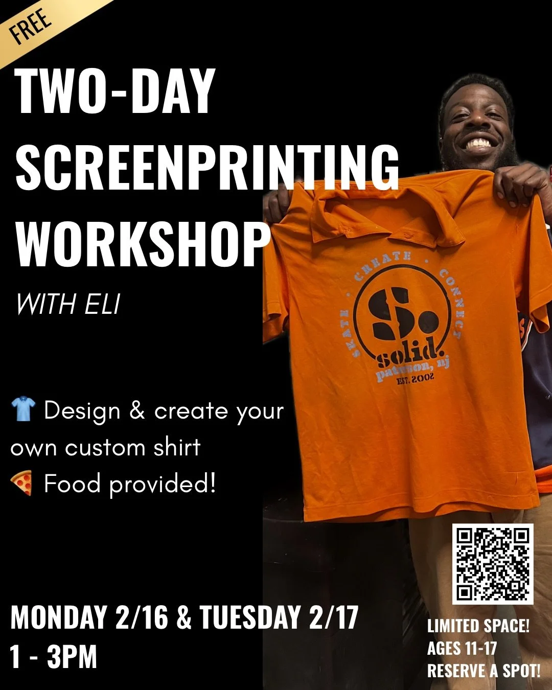 Not sure what to do during your long weekend next week? Join us for a two-day screenprinting workshop at SOLID! Led by our very own Eli, this workshop will teach you the basics of screenprinting and heatpressing and you&rsquo;ll get to create with yo