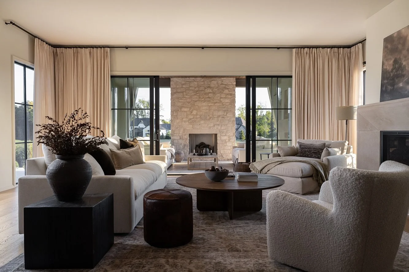 Curtains are one of those things that just make a space. One of the final touches that brings warmth and life to a home.

These custom window treatments by @twopagescurtains were used throughout our Home-A-Rama 2025 build, adding softness, depth, and