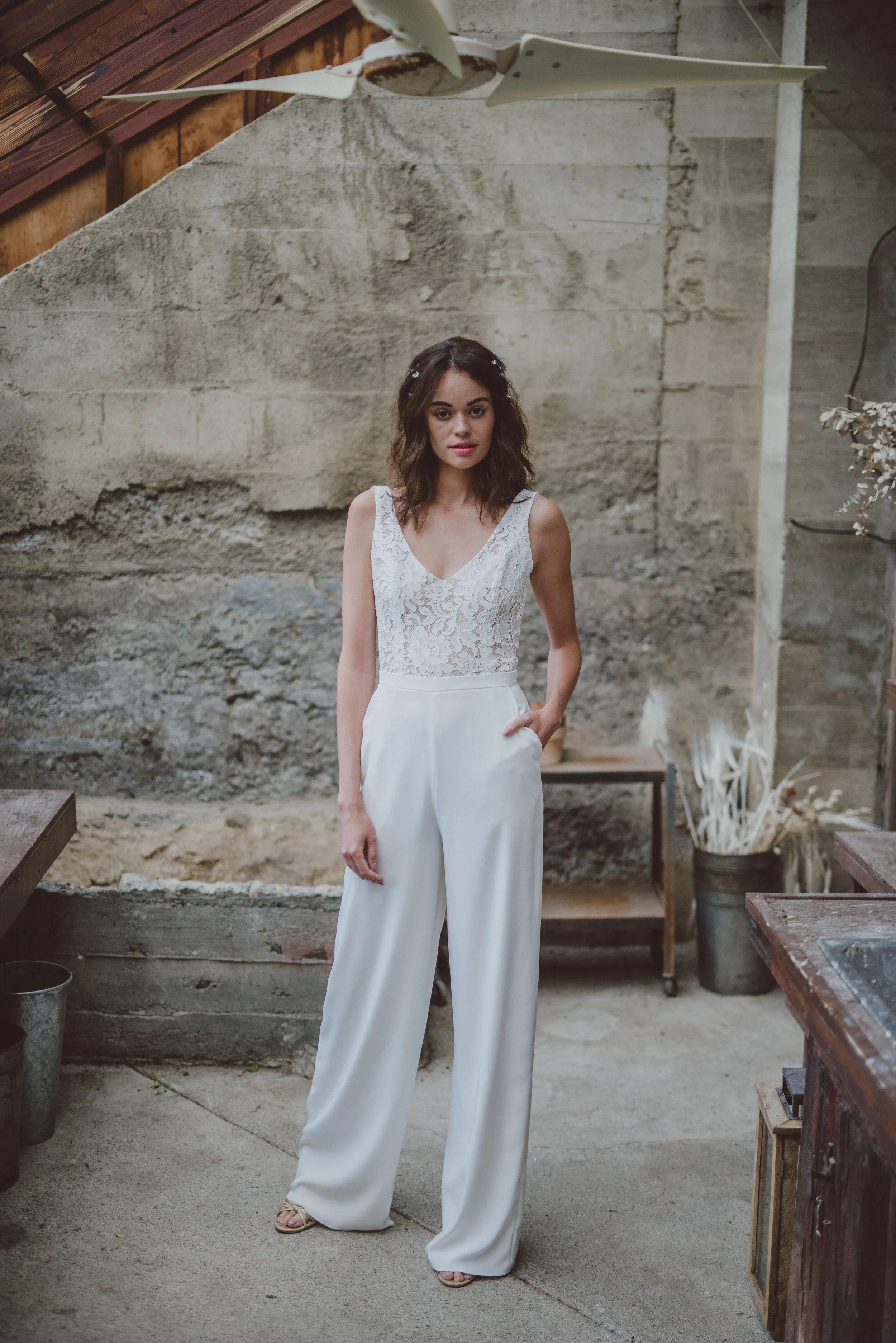 Kenza Pant — Loulette Bride - Main Image