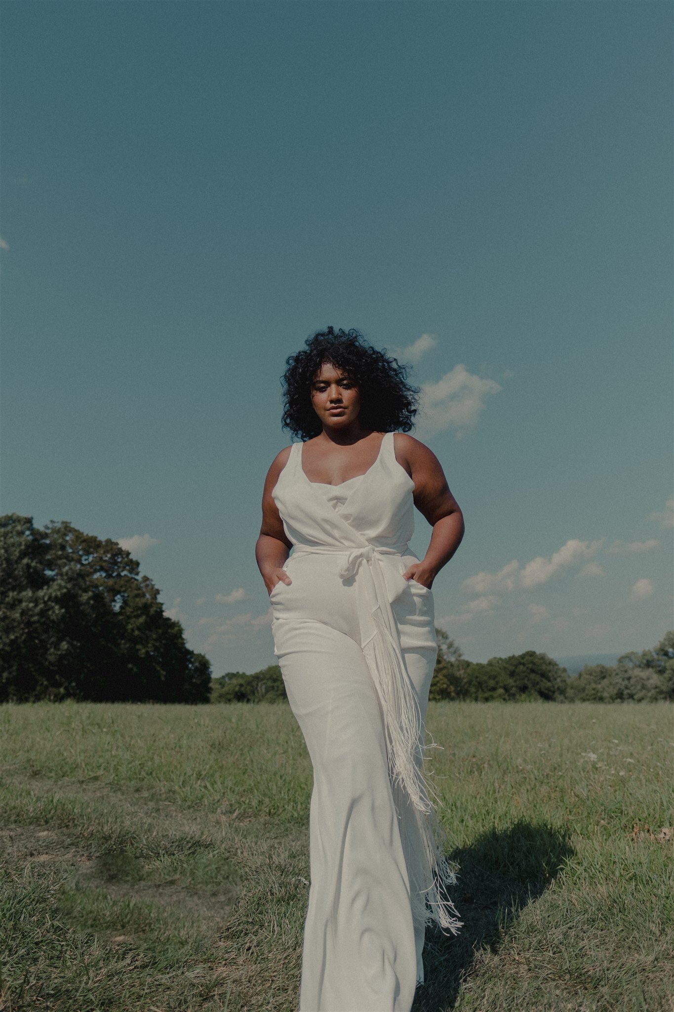 White Bridal Jumpsuit