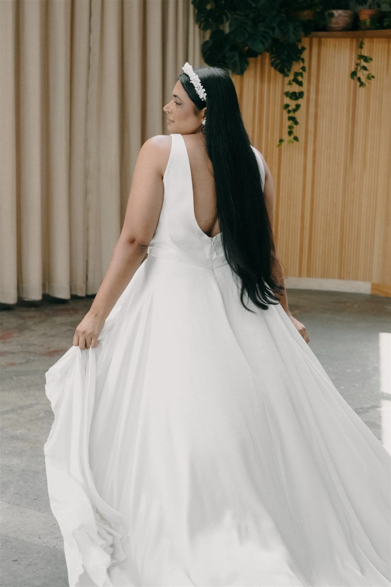 Silk Charmeuse Wedding Dress - Jade Gown Loulette Bride Silk Charmeuse Wedding Dress - Jade Gown Loulette Bride