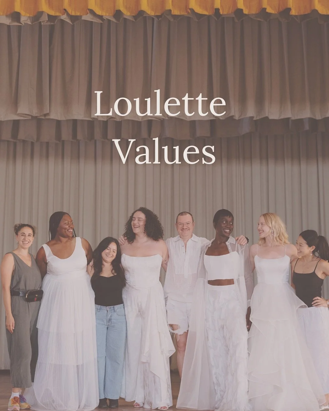 Our values here at Loulette is something we are very proud of in this industry 🌎♻️🌈✌🏼✌🏽✌🏾✌🏿 
.
.
.
.
.

#weddingdress&nbsp;#wedding&nbsp;#bride&nbsp;#weddingplanning&nbsp;#yestothedress&nbsp;#bridal&nbsp;#coolbride&nbsp;#brooklynbride&nbsp;#inc