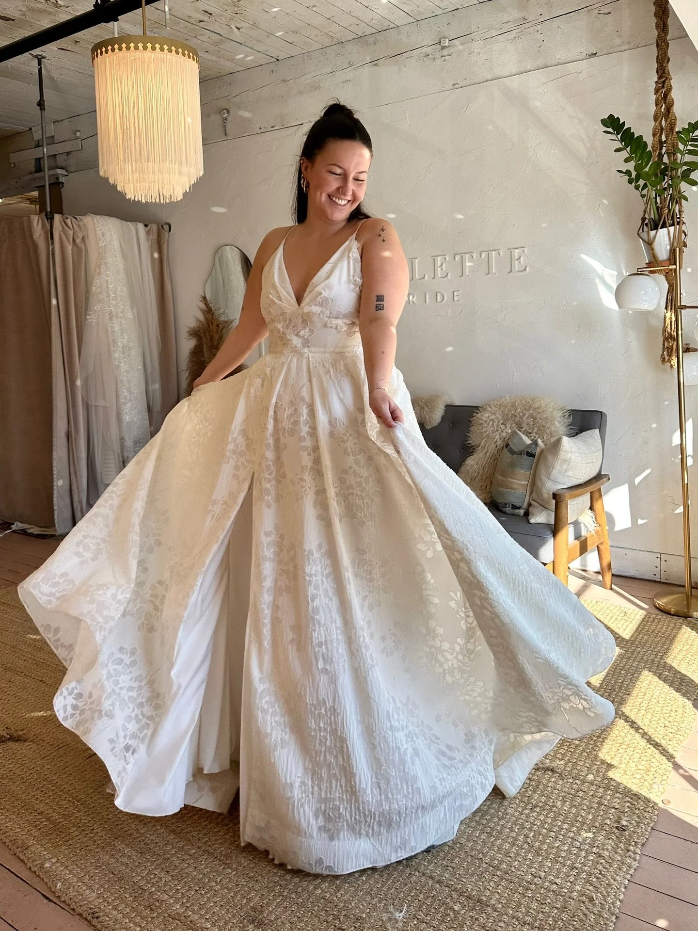 RAIN GOWN | They say Rain on your wedding day is lucky, right? Well, then you&rsquo;ll truly have all the luck in the world with our gorgeous Rain Gown! An updated version of our favorite Nala Gown, Rain features our angled waistband and deep v-neck 