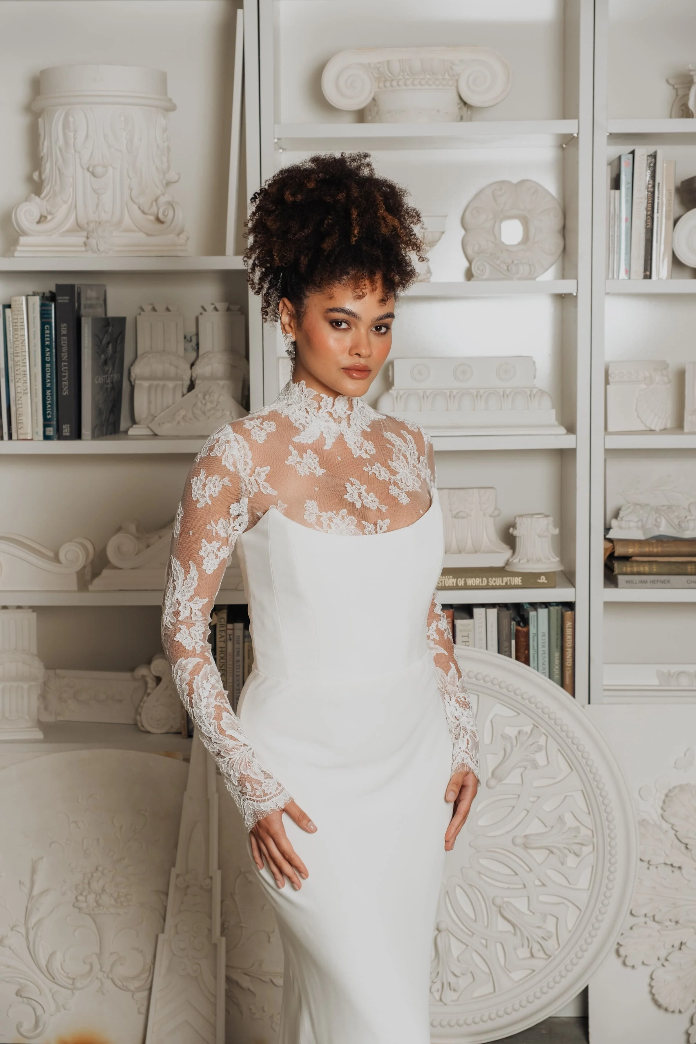white christmas dresses Luxury Satin Strapless Wedding Gown with Beaded Corset and Majestic Train Plus Size Size 16W main image 0