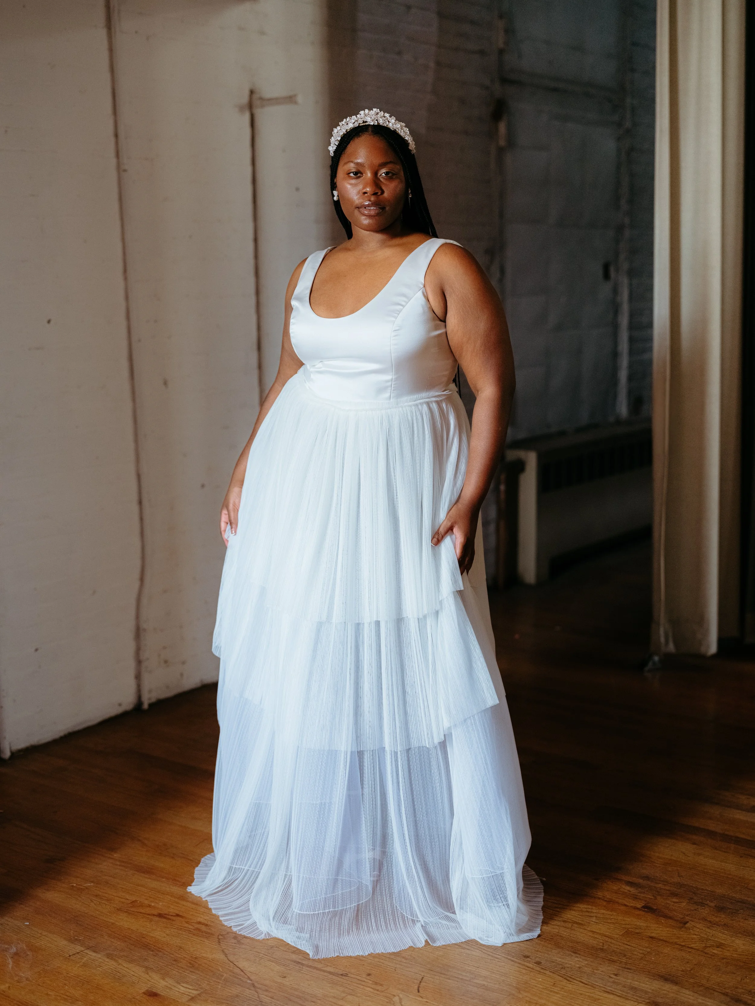 black and white dress for wedding Black and White Wedding Dresses with Ballgown Strapless Neck White and Black / 24W main image 1