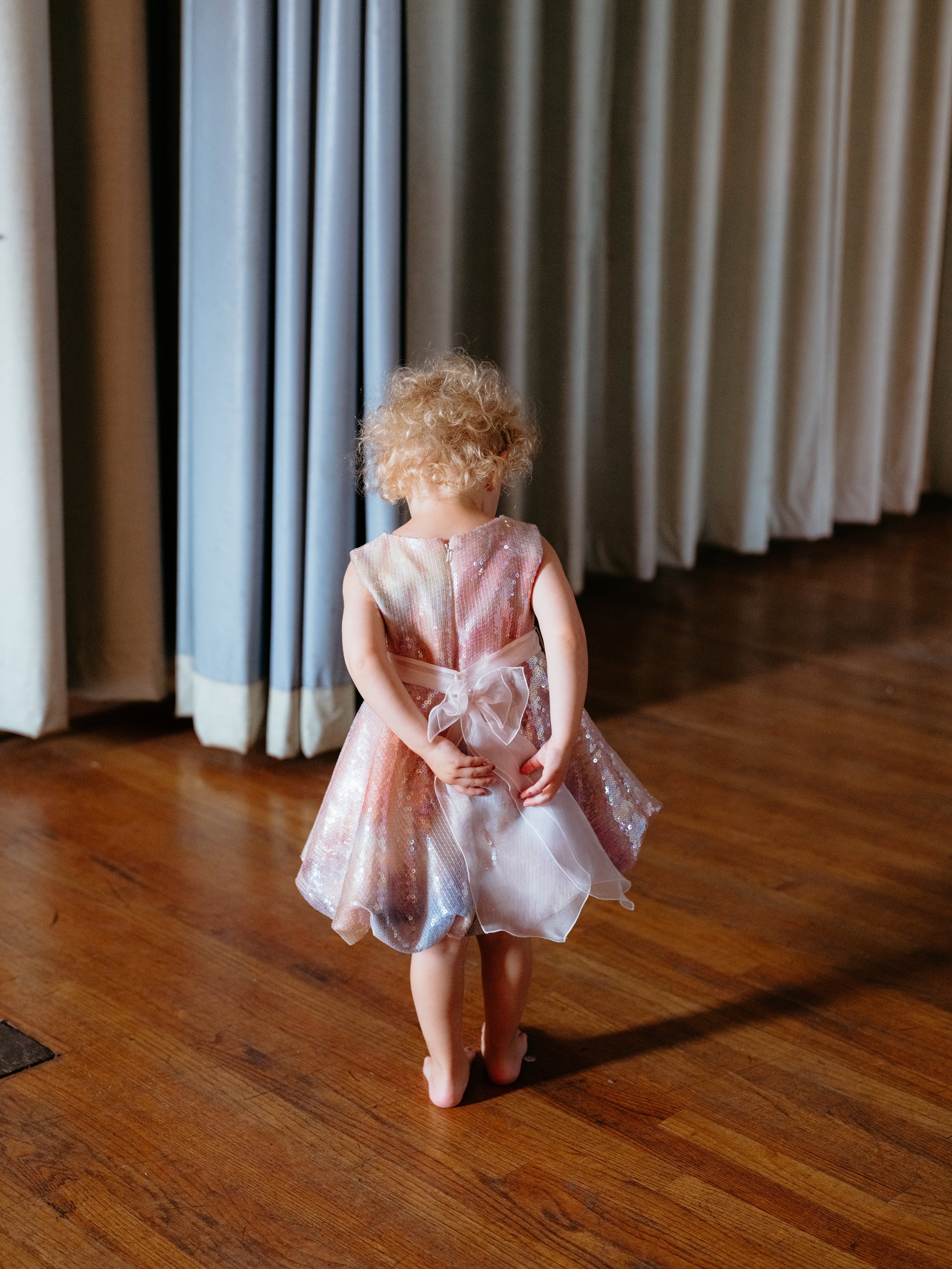 matching bridesmaid and flower girl dresses Navy Blue Gold Lace Ivory Tulle Wedding Flower Girl Dress