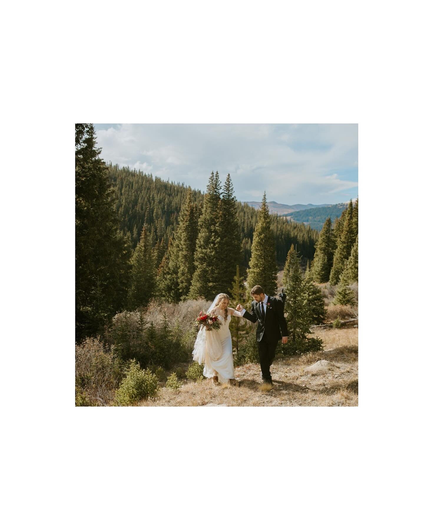lots and lots of love for the Pipers !!!

They shared their vows just the two of them in the mountains, then came back to the lodge where their people ( and most adorbale golden retriever pup named Maple ) were just waiting to celebrate them all nigh