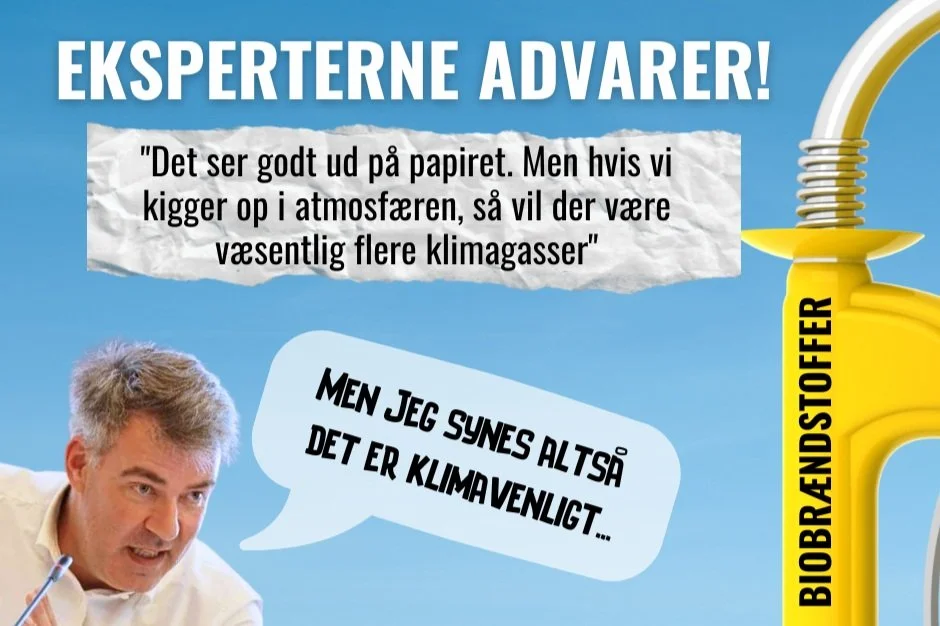 Biobrændstoffer er klimavenlige fastholder Klimaministeren…
