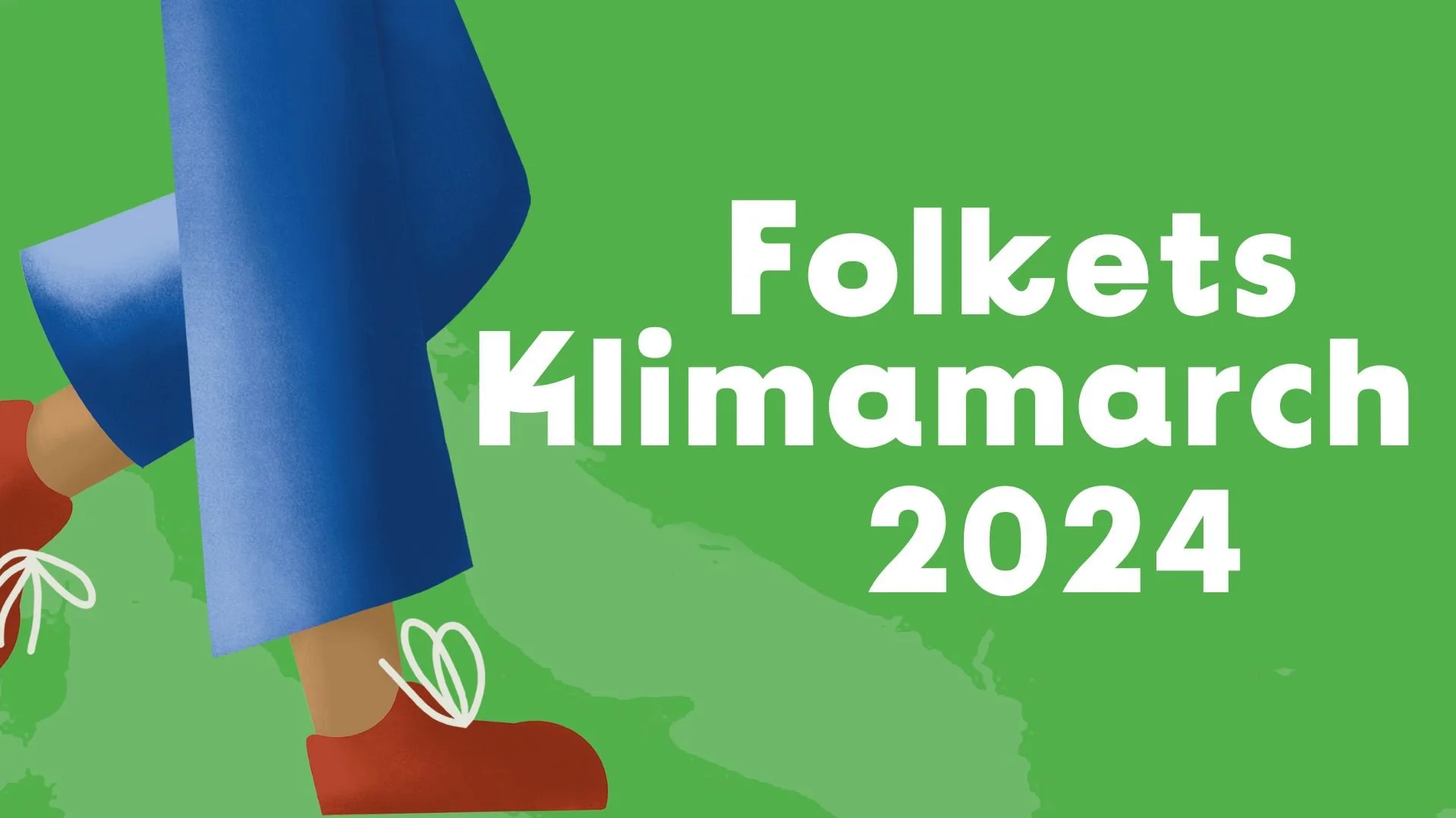 Her marcherer vi til Folkets Klimamarch 2024