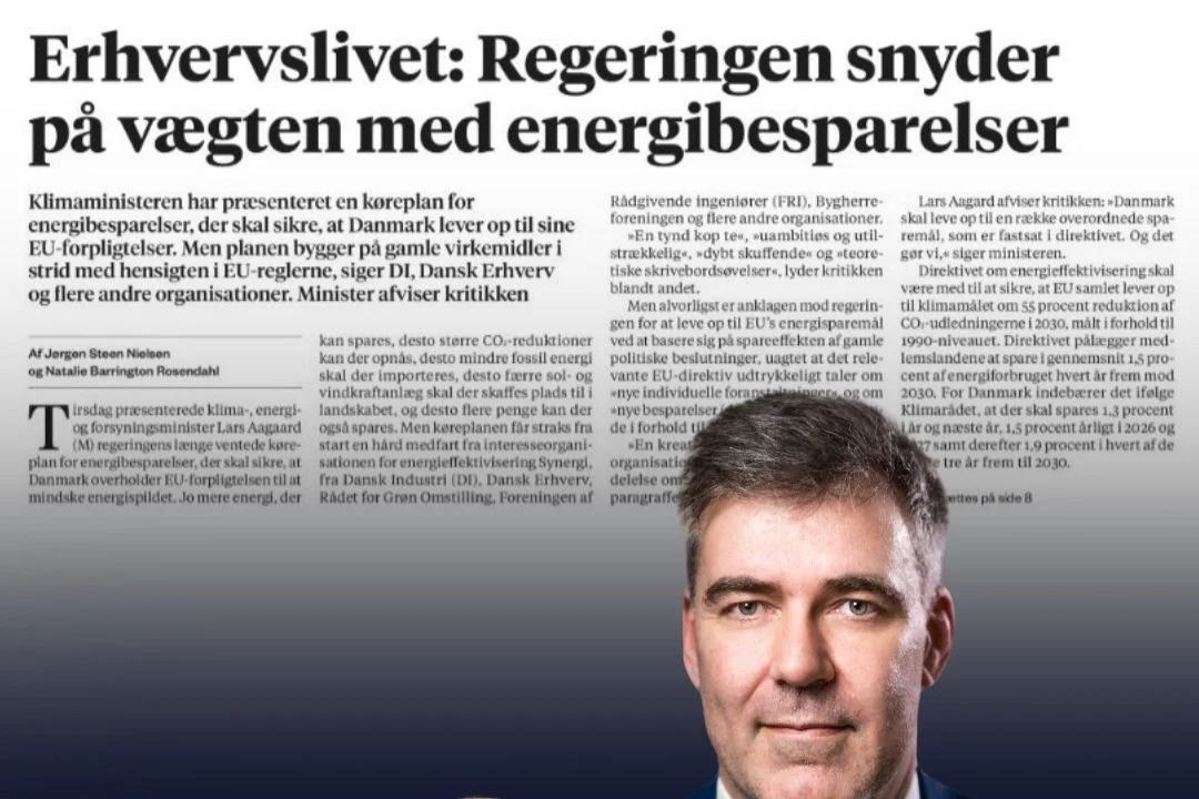Erhvervslivet: Regeringen snyder på vægten!