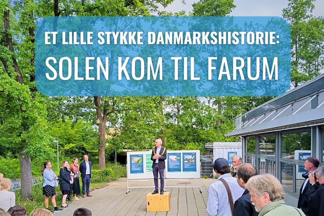 Da solen endelig kom til Farum