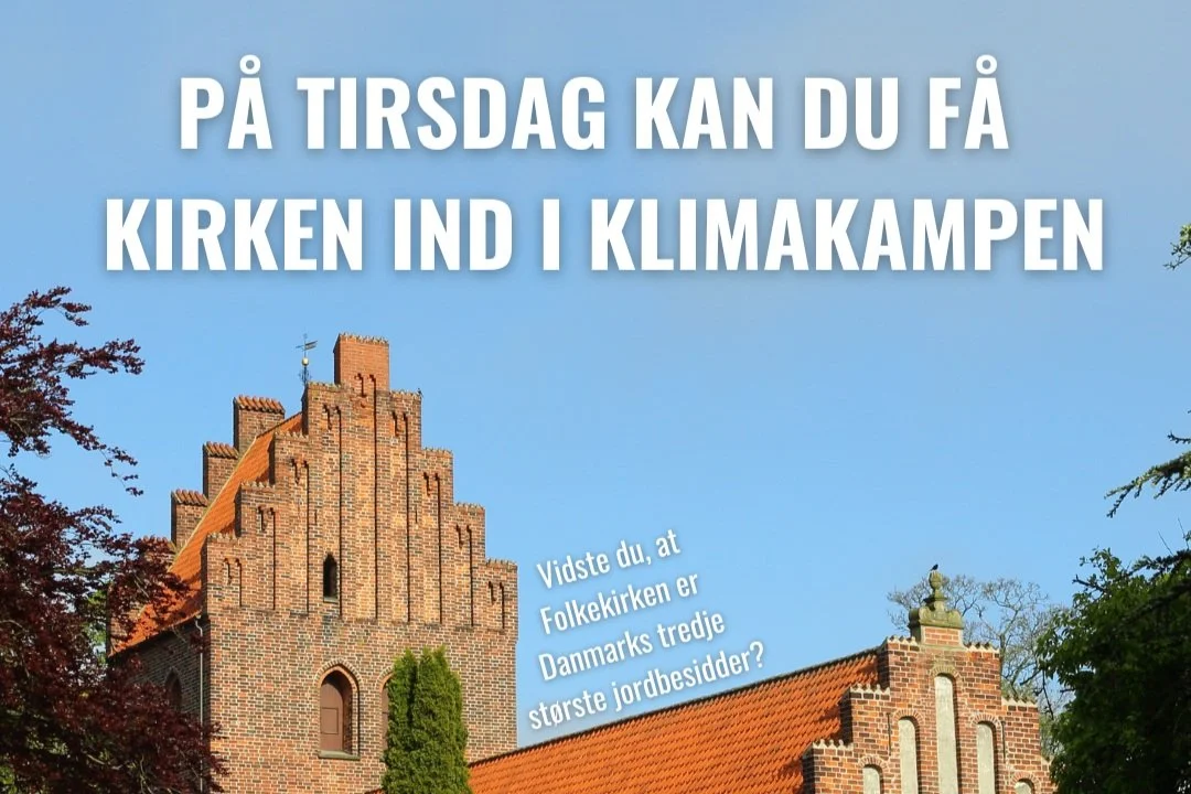 På tirsdag, kan du få kirken ind i klimakampen
