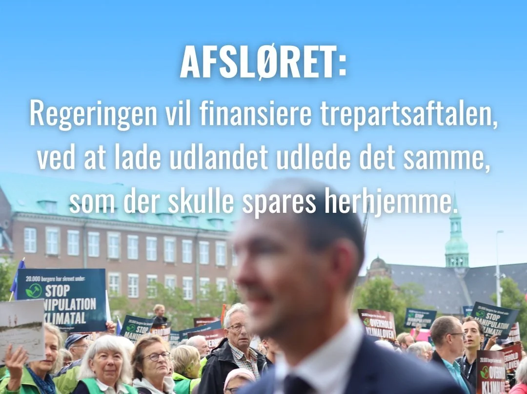 Klimaeffekten af trepartsaftalen, står til at blive ophævet af regeringens planer for at betale for aftalen.
