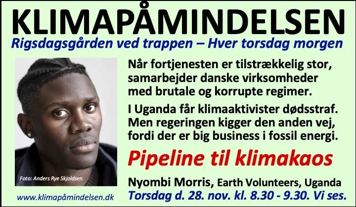 Pipeline til Klimakaos - Klimapåmindelsen