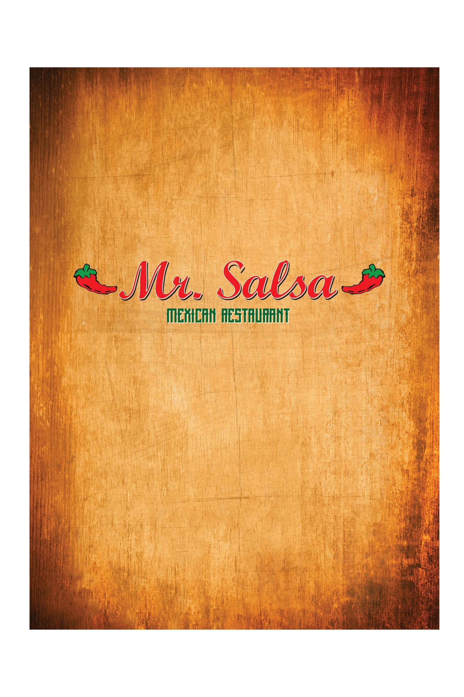 Menu — Mr. Salsa Mexican Restaurant